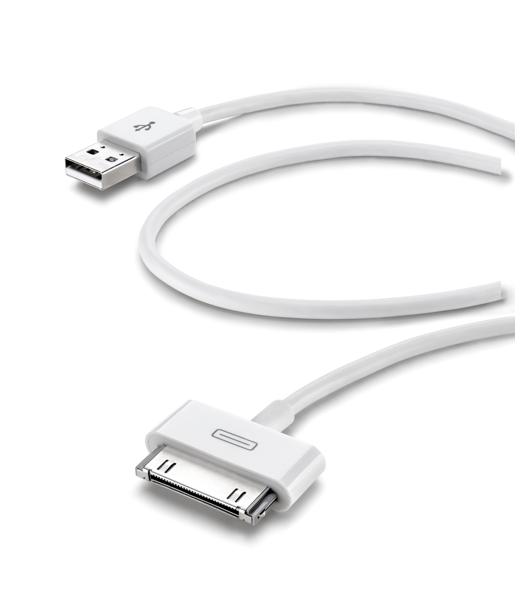 Data cable, Apple 30 pin, white