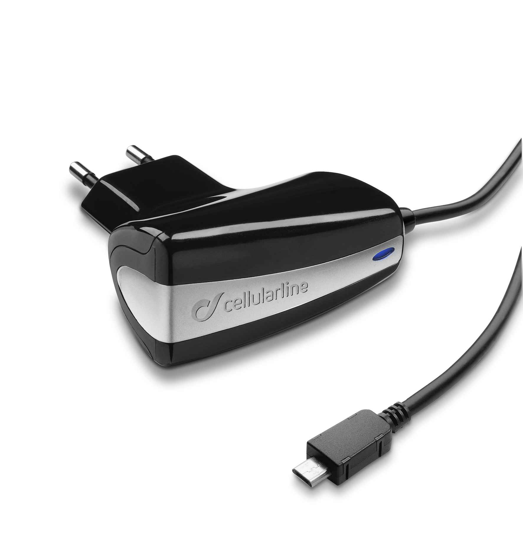 Travel charger, 10W/2A micro-usb, black
