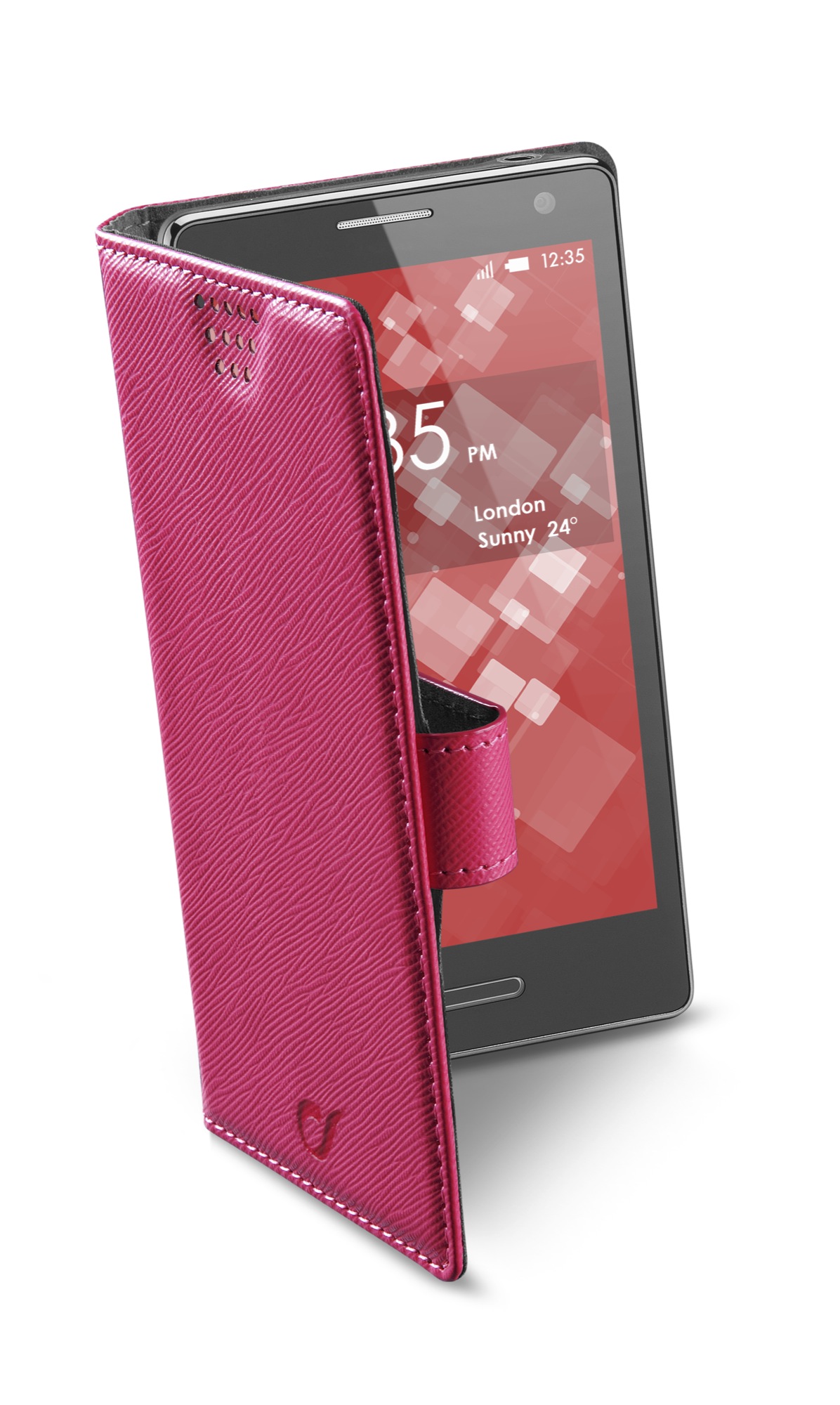Book universal smartphone, XL, pink