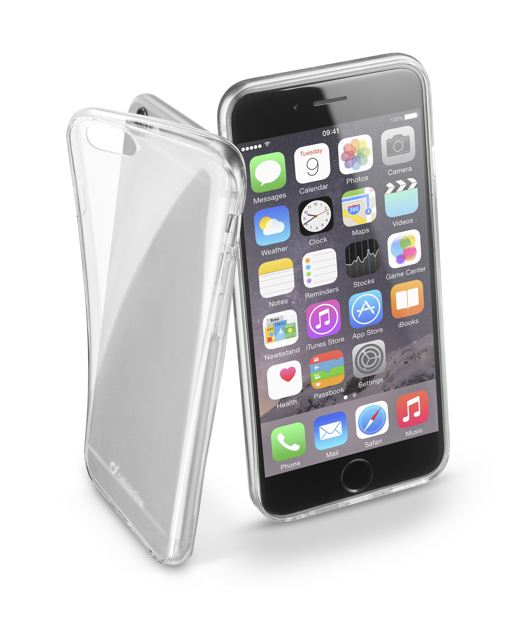 iPhone 6s/6, coque, fine soft, transparent