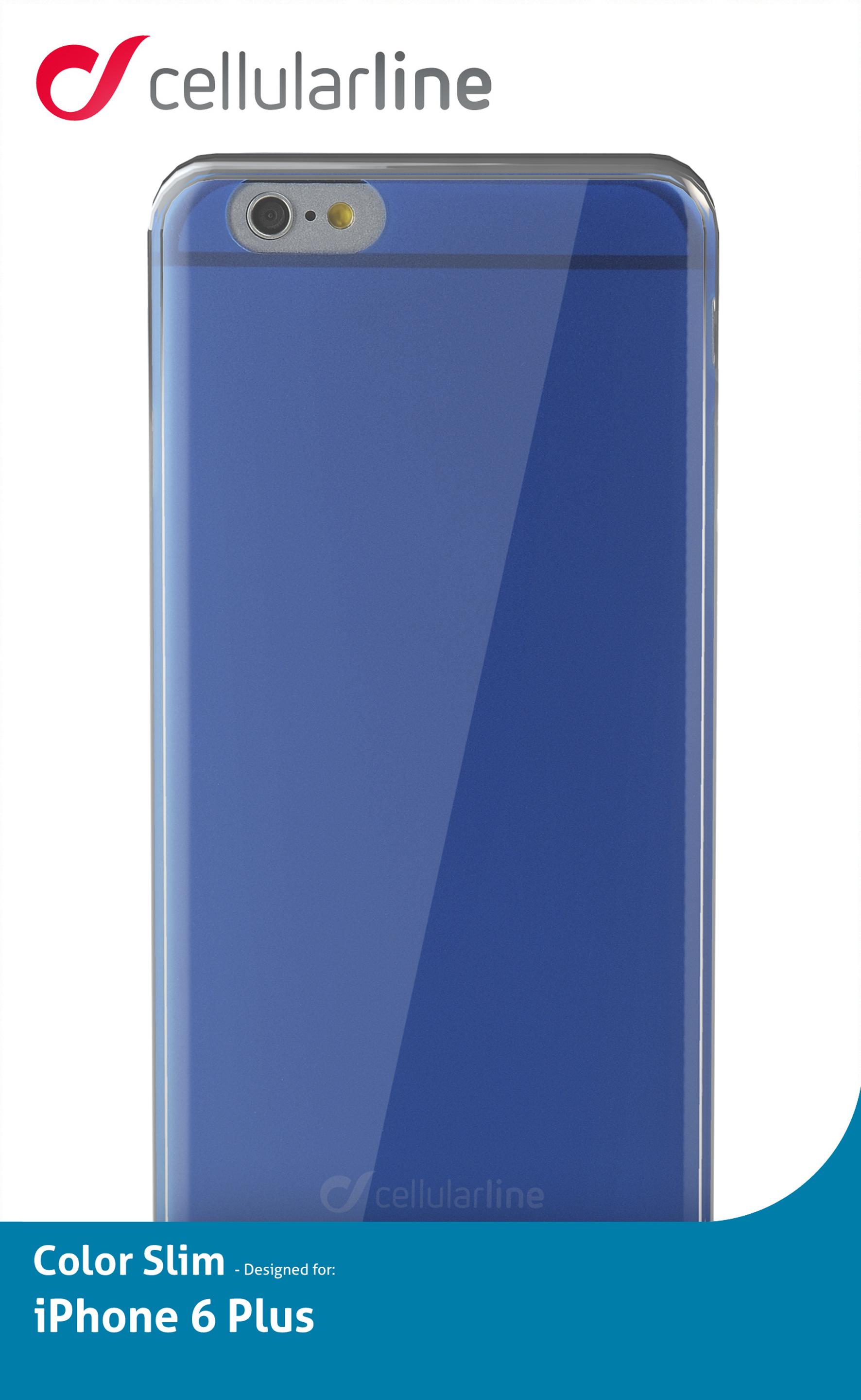 iPhone 6s/6 Plus, coque, color slim, bleu