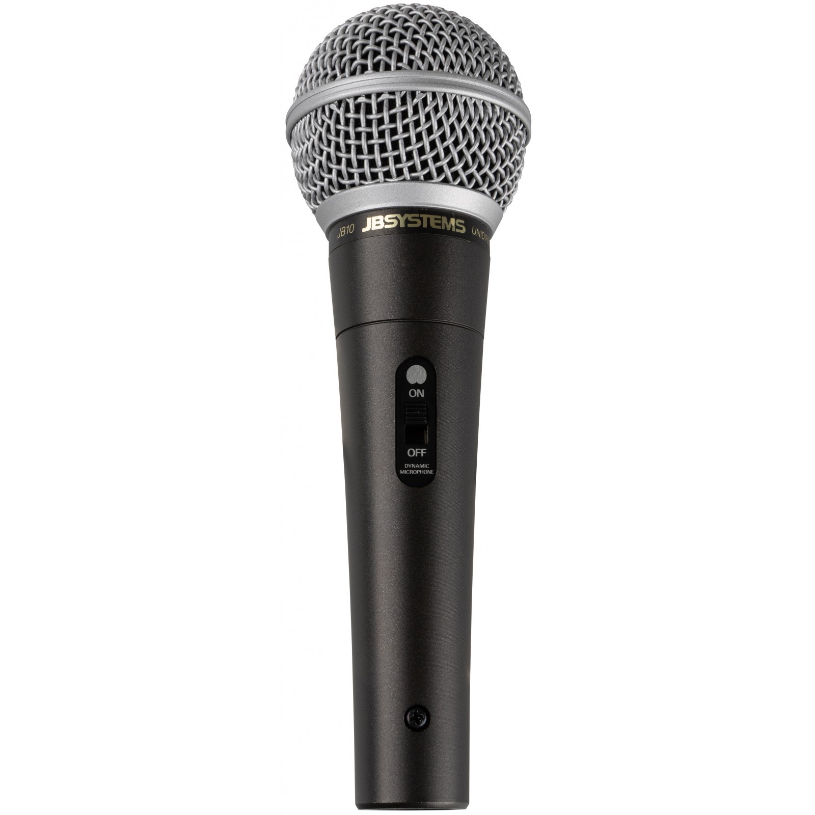 JB-10, dynamic professional microphone, XLR, 6m, black