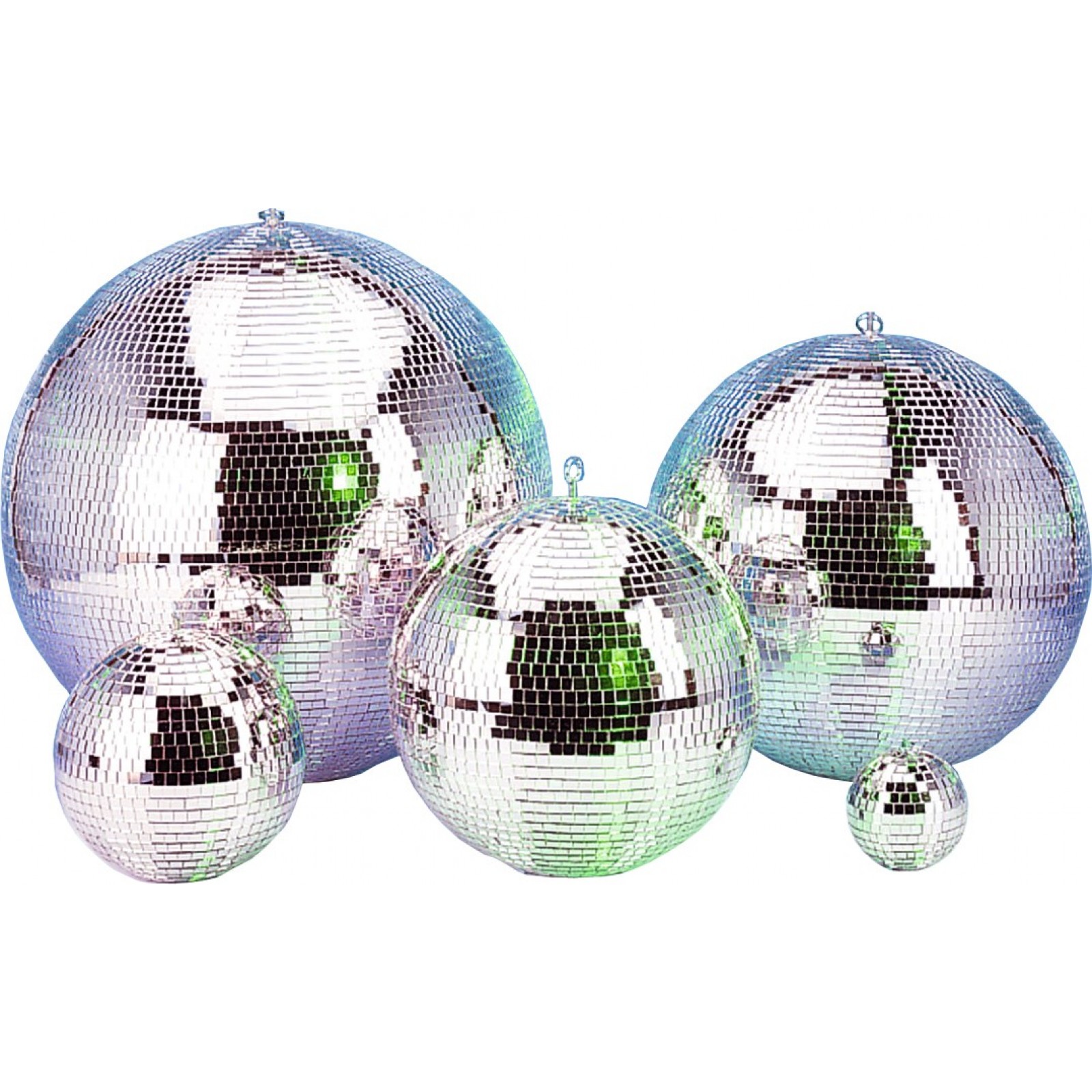 MIRROR BALL 4"/10cm, spiegelbol 10cm kleine spiegeltjes, zilver