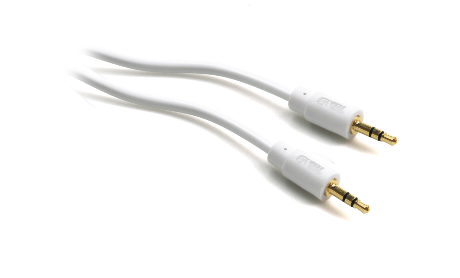 3122, Cable audio 3,5mm / 3,5mm, 0.7m, Blanc