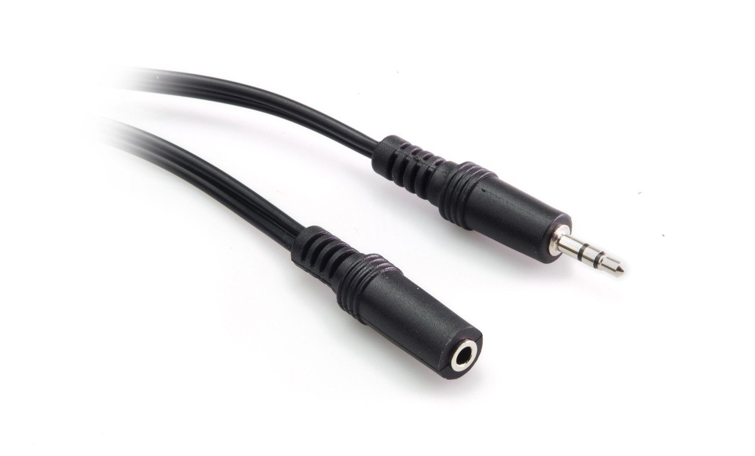6346, Audio Cable 3,5mm/M / 3,5mm/F, 1.5m, Black