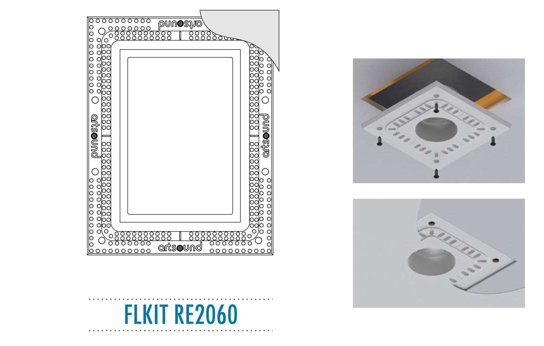 FLKIT RE2060, Flush mount kit voor RE2060