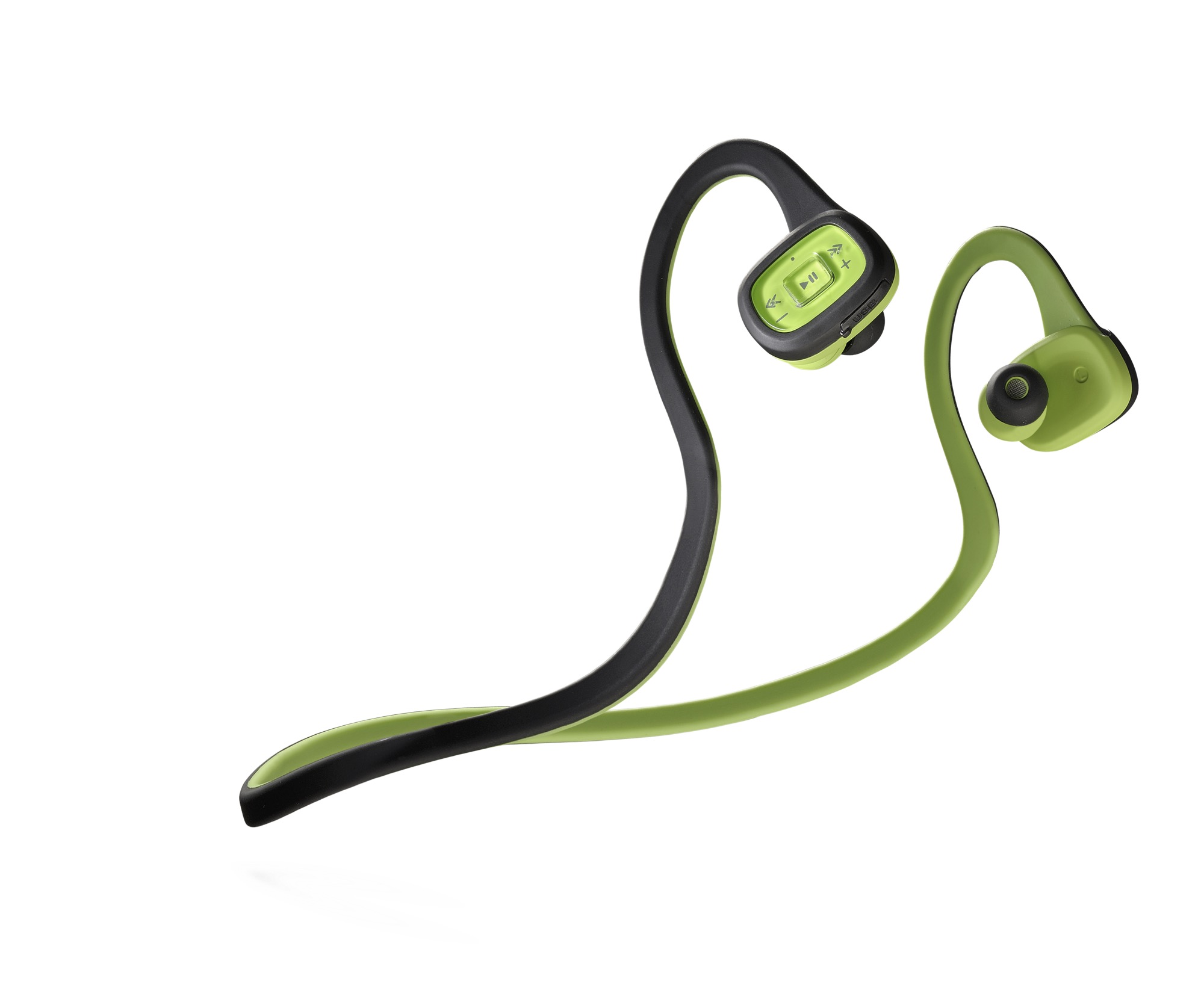 In-ear HPH, BT, scorpion, with neckband, green