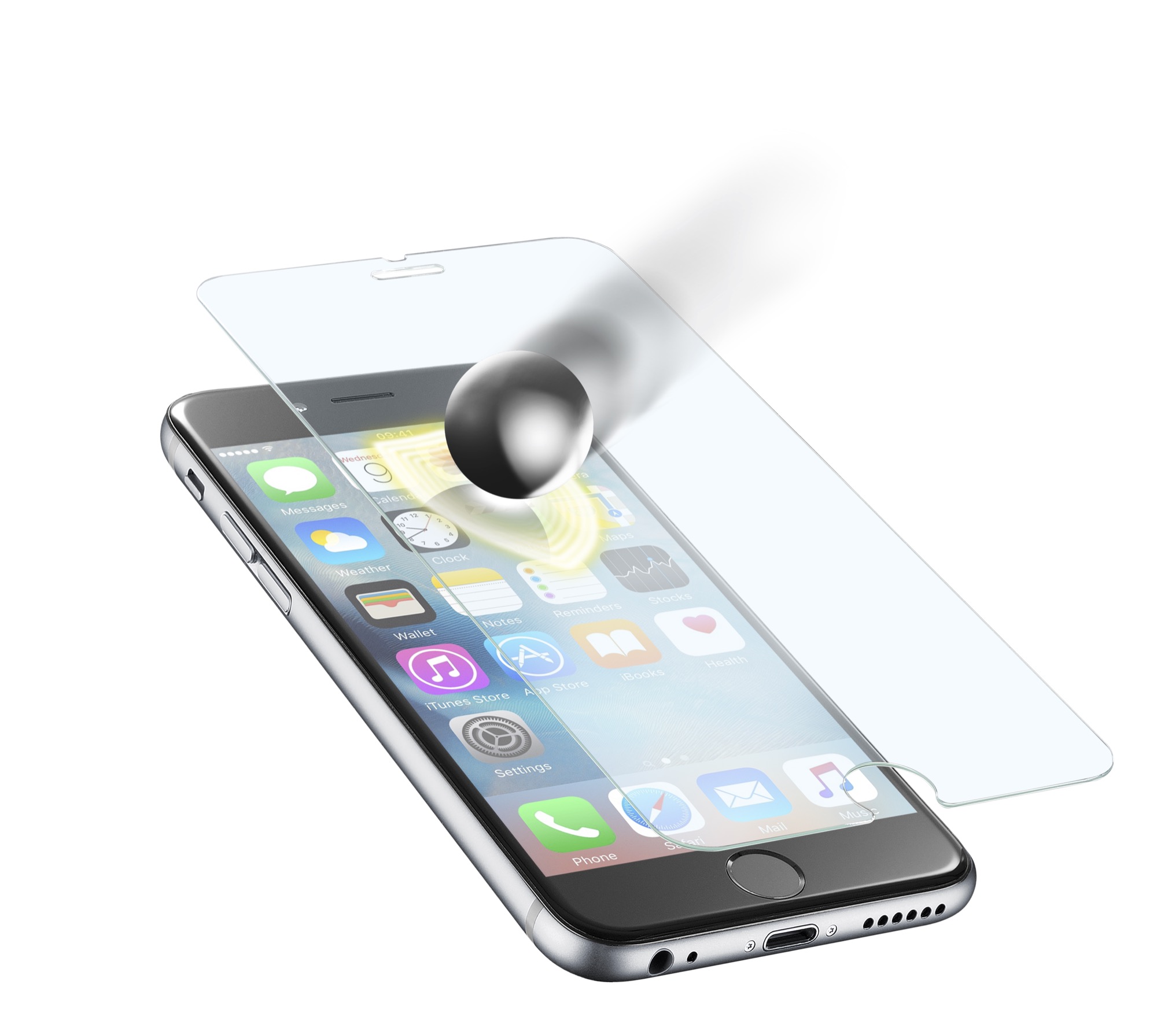 iPhone 6s, protecteur d'cran, verre ttra, transparent