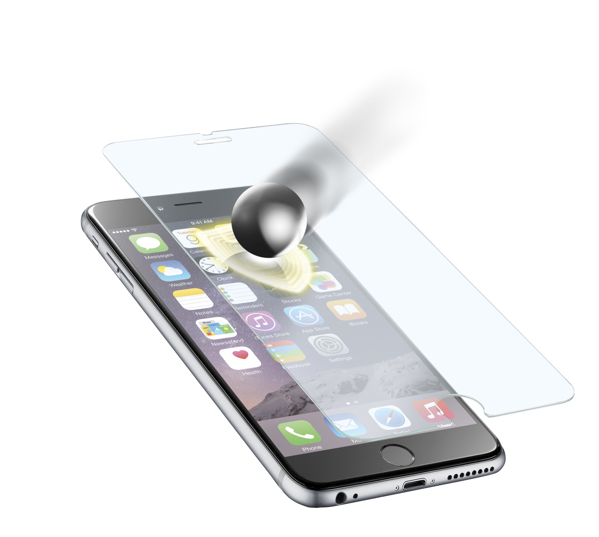 iPhone 6s/6 Plus, prot. d'cran tetraforce verre tremp, transparent