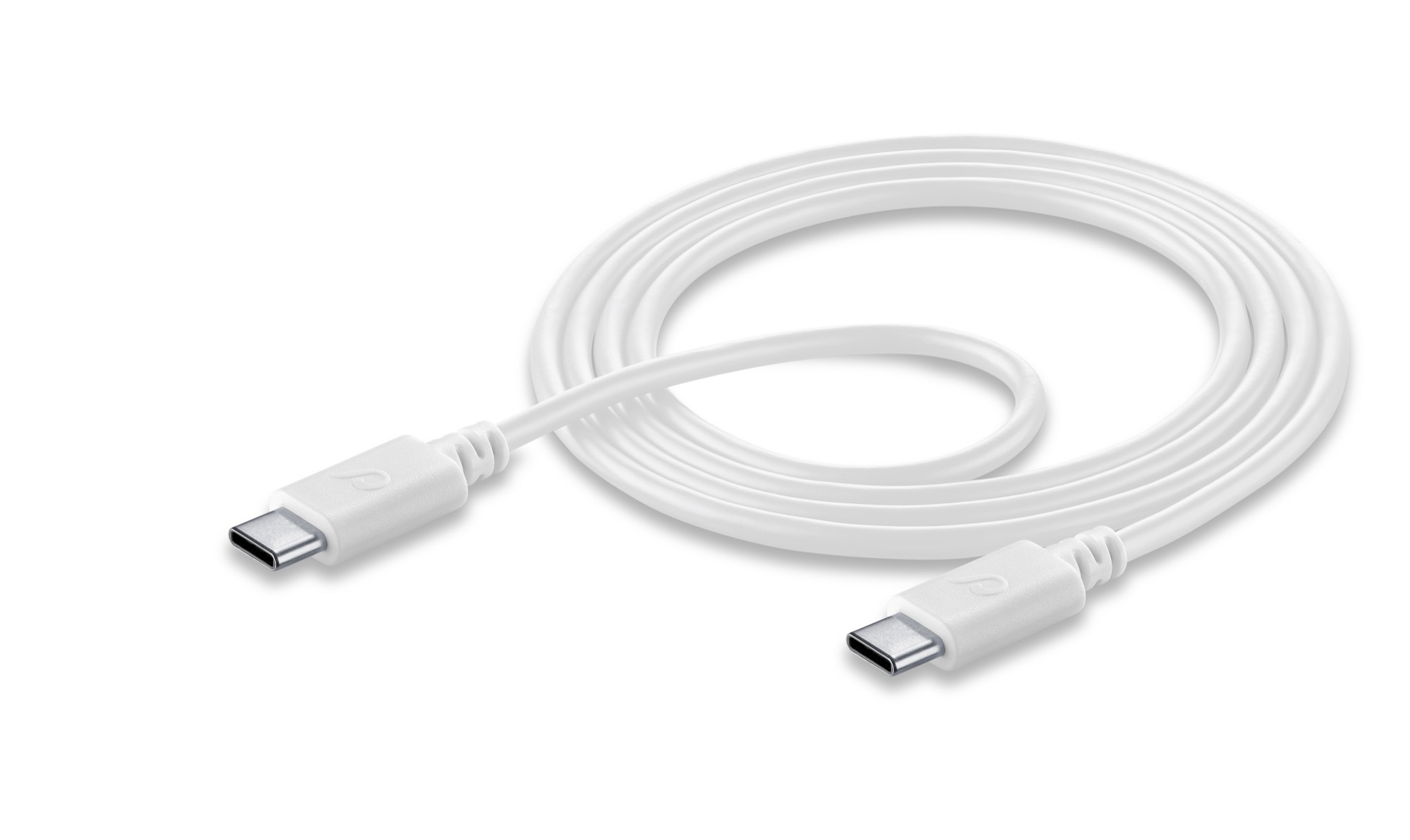 Usb cable, usb-c to usb-c 1,2m, white