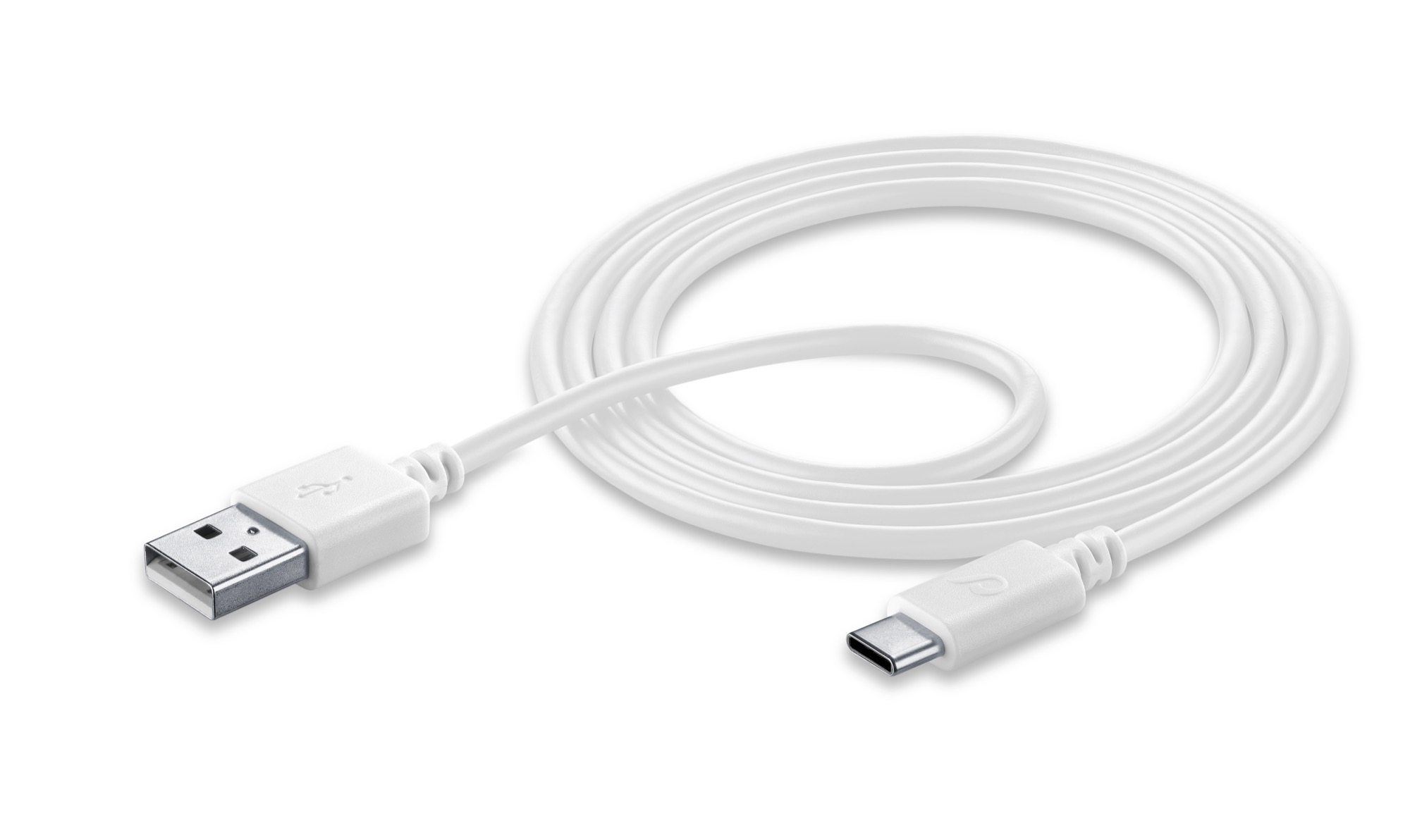 Usb cable, usb-a to usb-c 1,2m, white