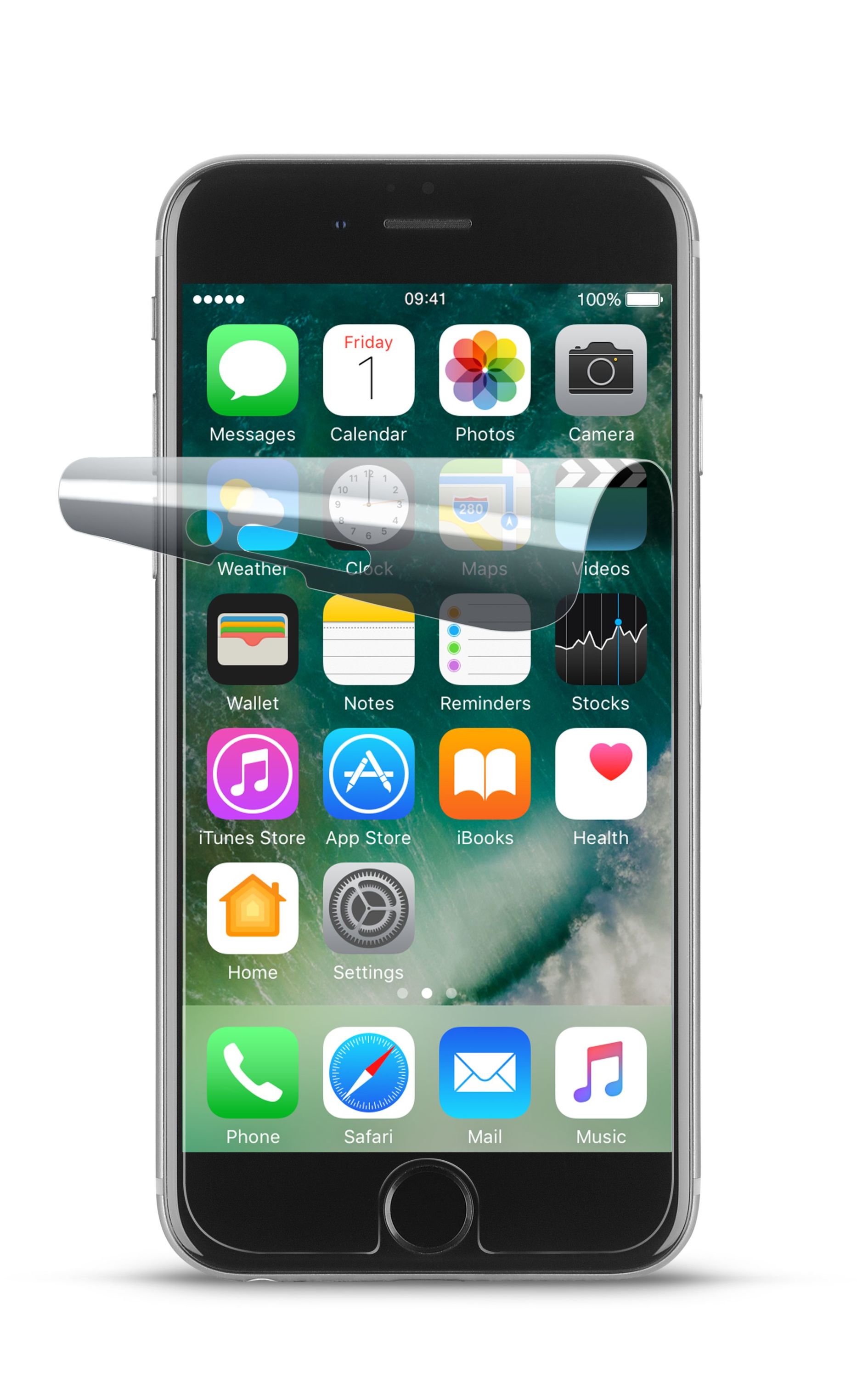 iPhone SE (2020)/8/7, screen protector, flex, transparent