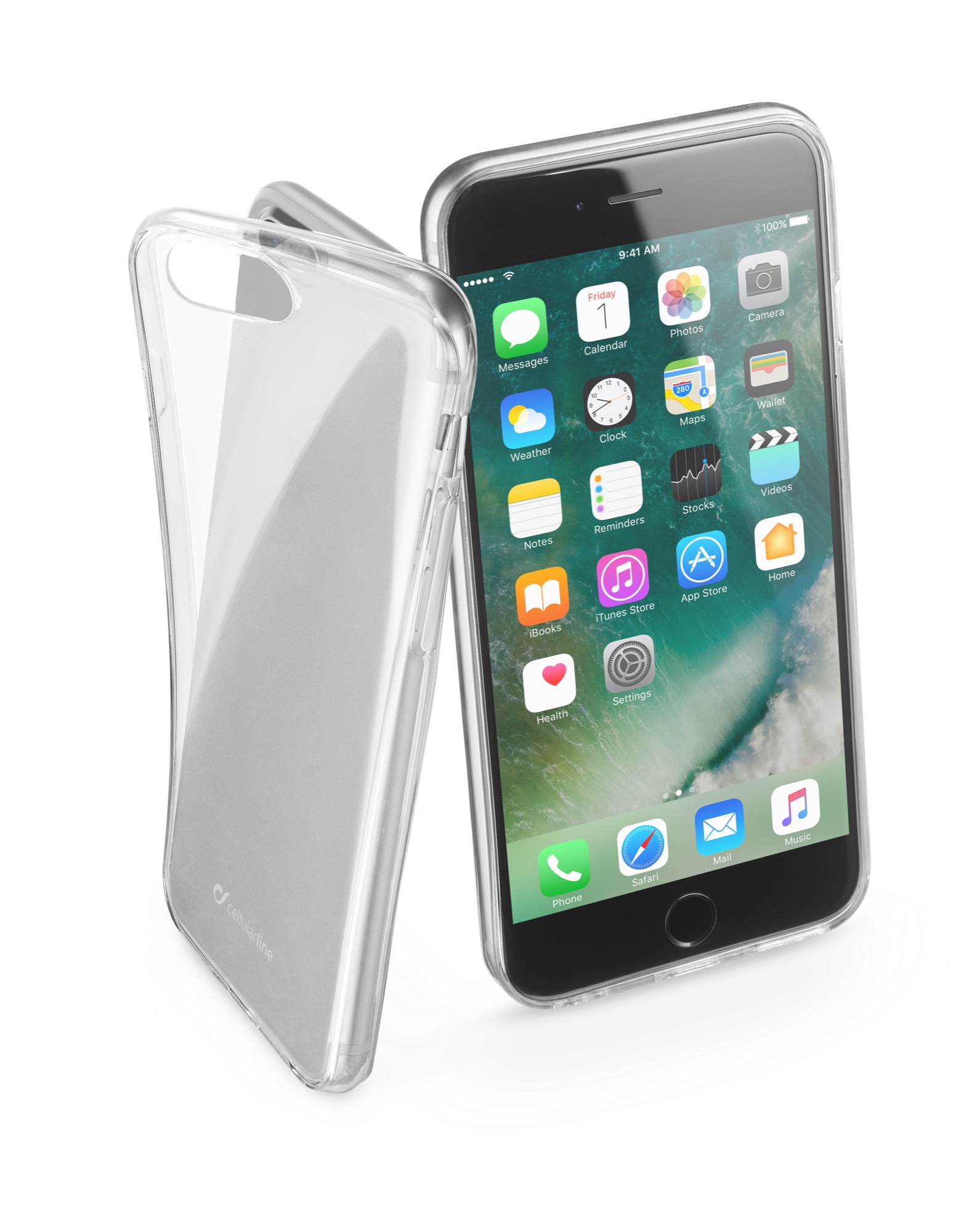 iPhone 8/7 Plus, cover, fine soft, transparent