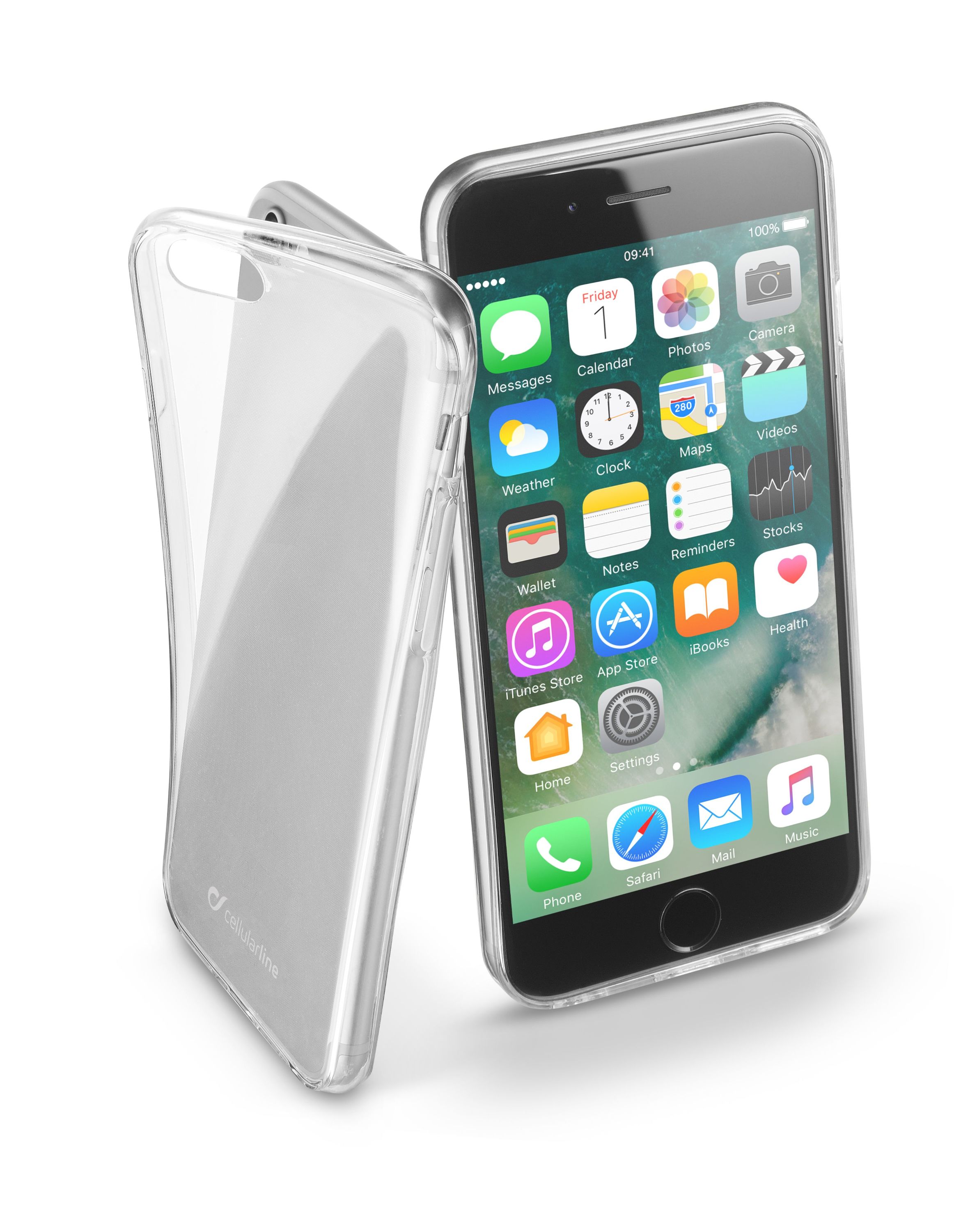 iPhone SE (2020)/8/7, cover, fine soft, transparent