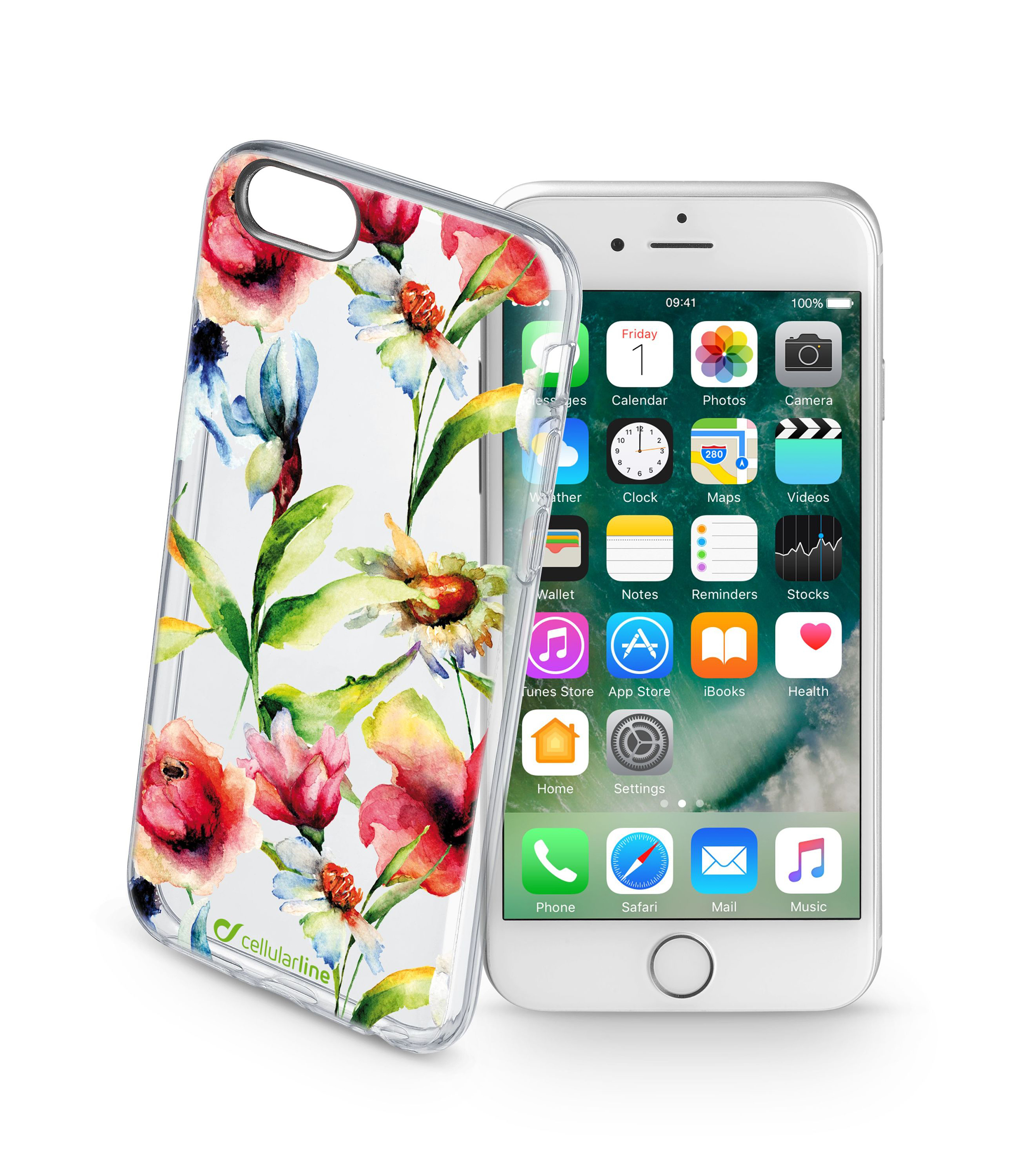 iPhone 8/7, cover, style, flowers