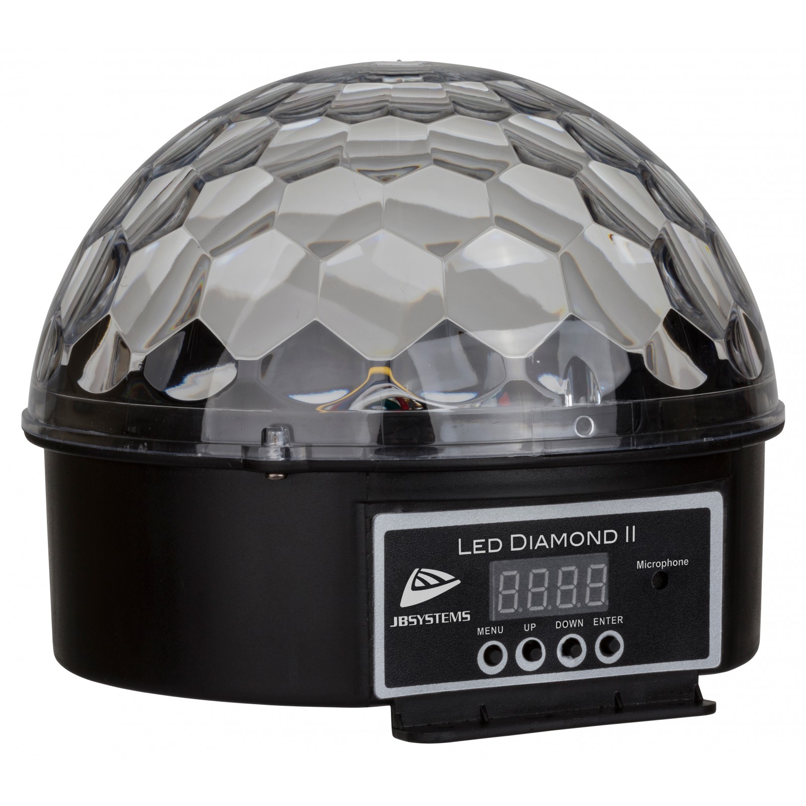 LED DIAMOND II, DJ effect met 6 verschillende LED-kleuren,zwart
