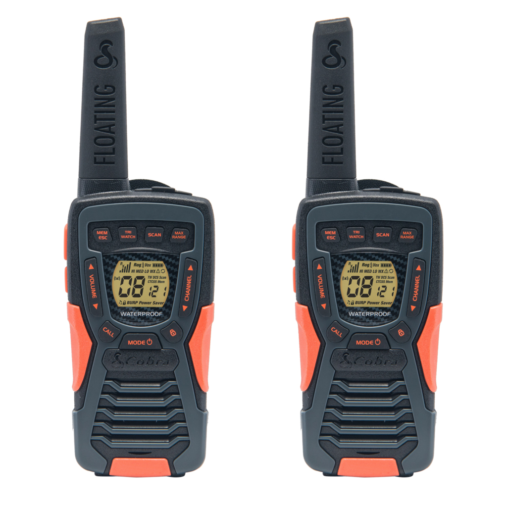 AM1035 FLT, walkie talkie, Adventure, 2-pack, floatable, black