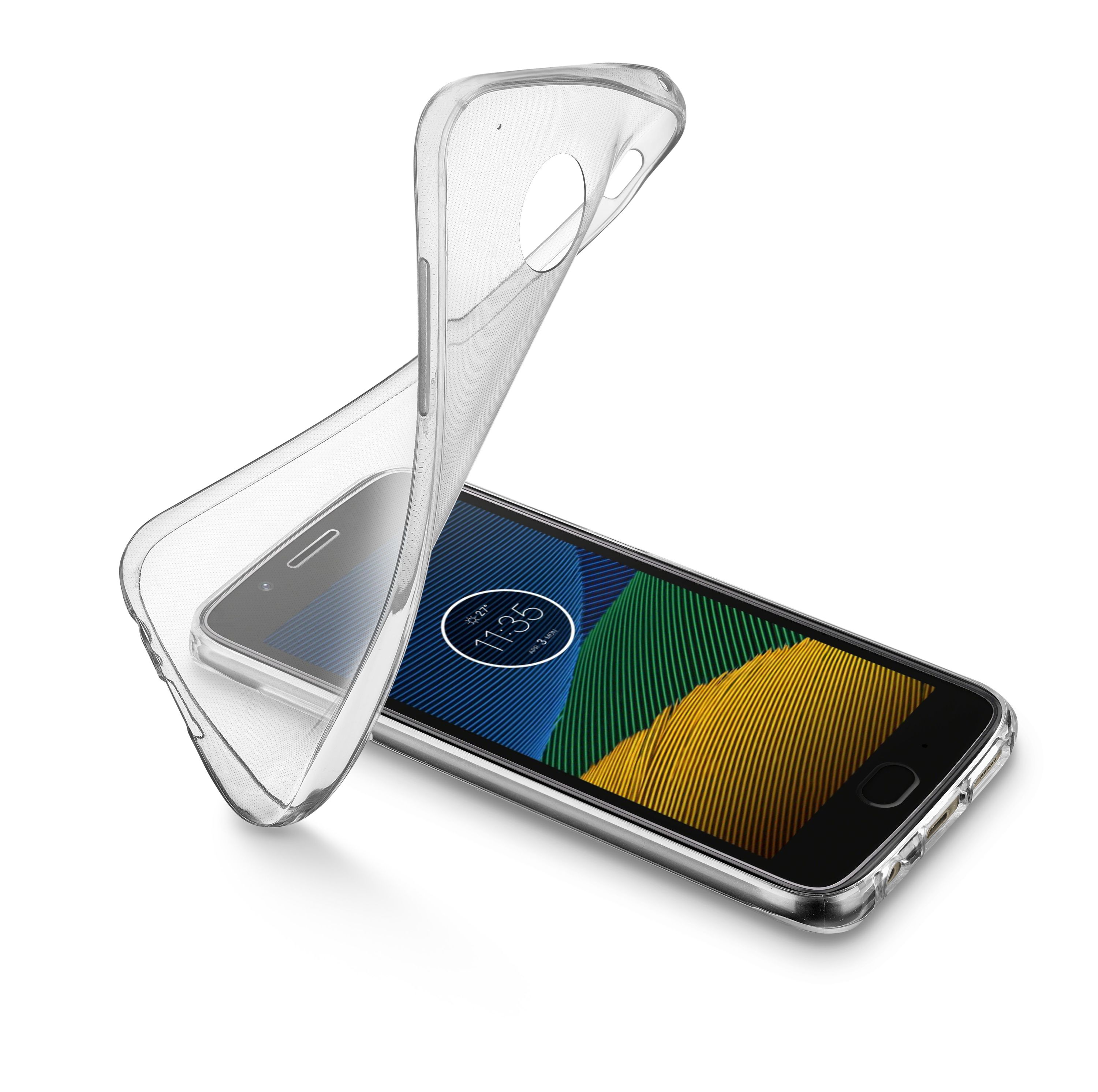 Motorola Moto G5, case, soft, transparent