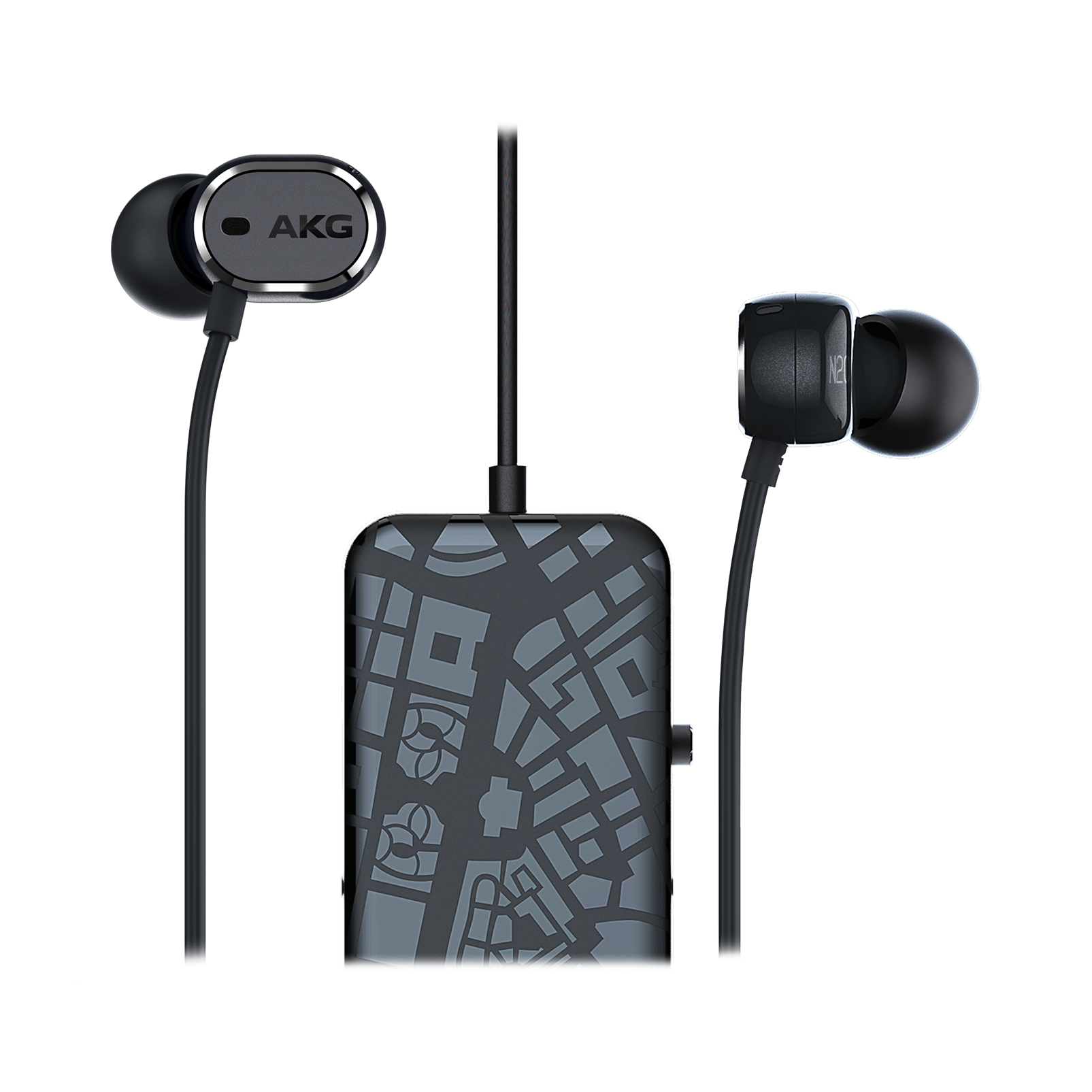 N20NCBLK, in-ear canal HPH, active noise cancelling, black