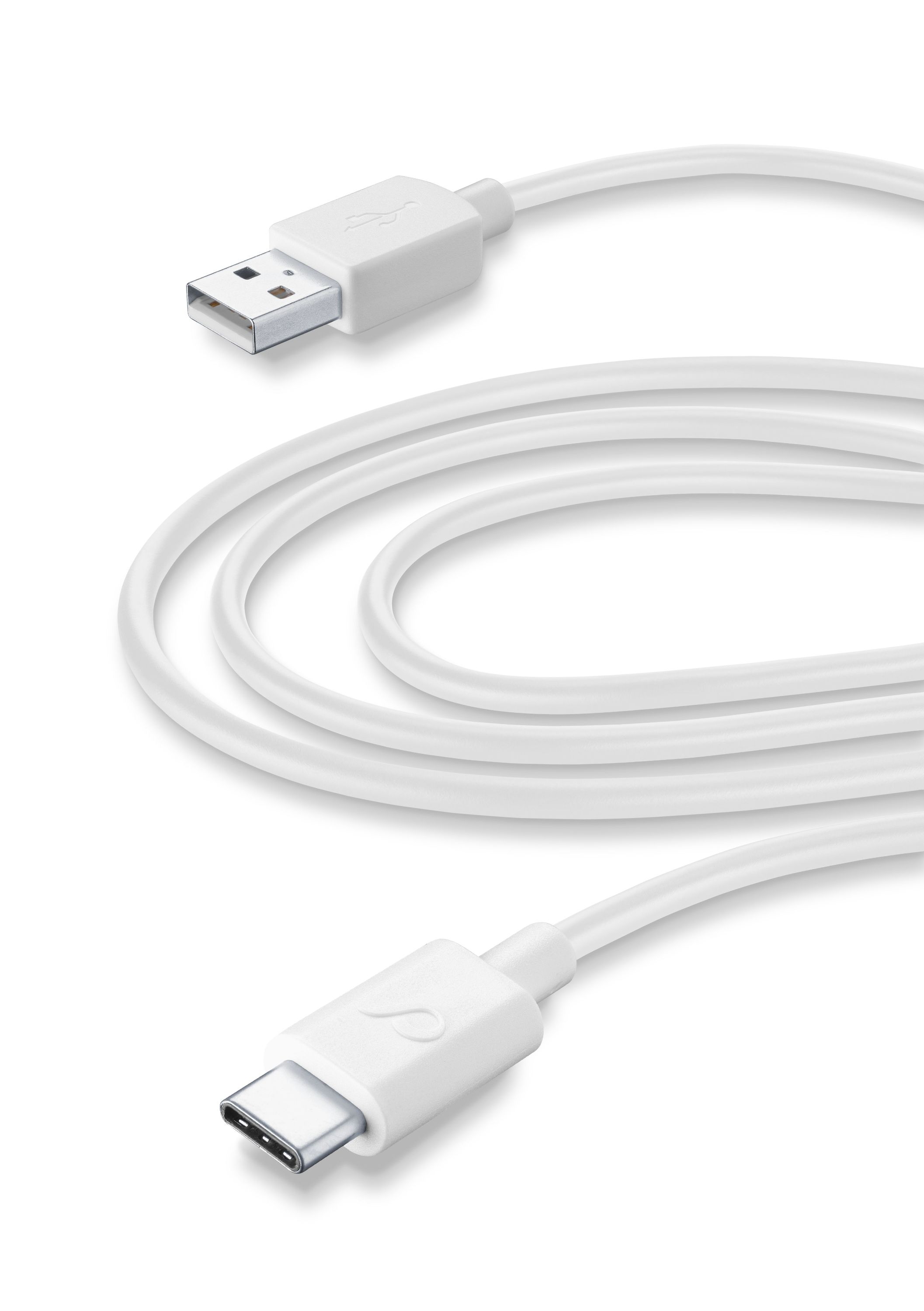 Usb cable, usb-a to usb-c 3m, white