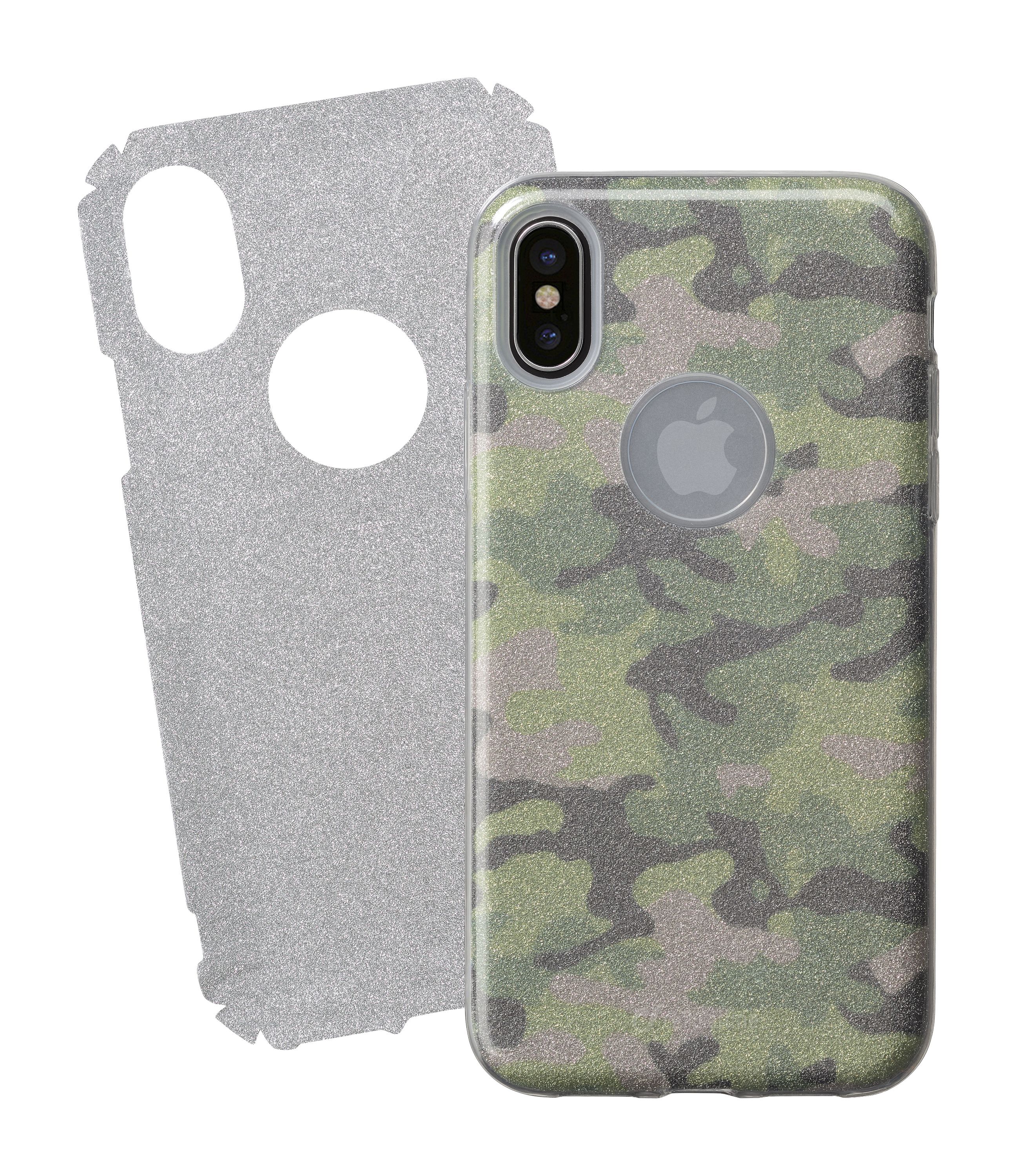 iPhone Xs/X, bling cover, camo