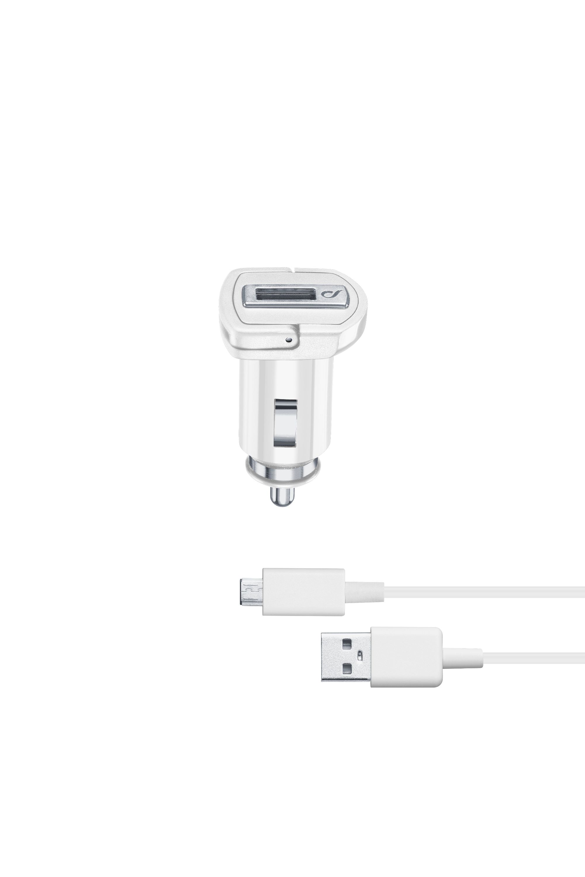 Chargeur voiture kit, 10W/2A micro-usb Samsung, blanc
