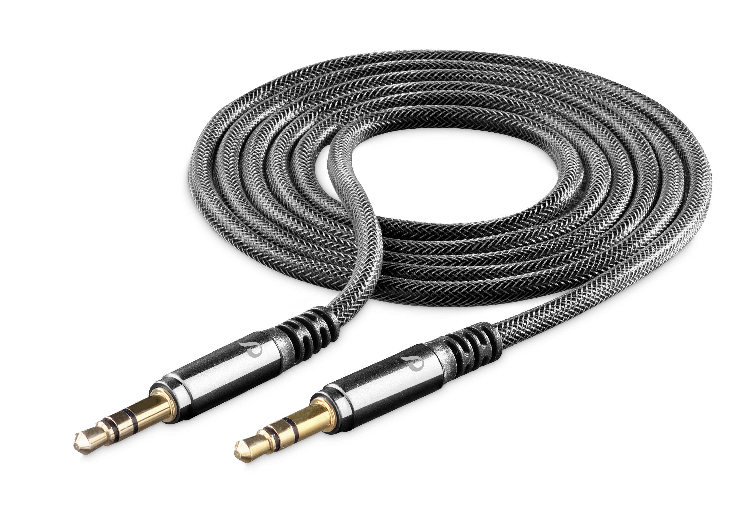 UD aux cable, 3,5mm to 3,5 mm jack, black