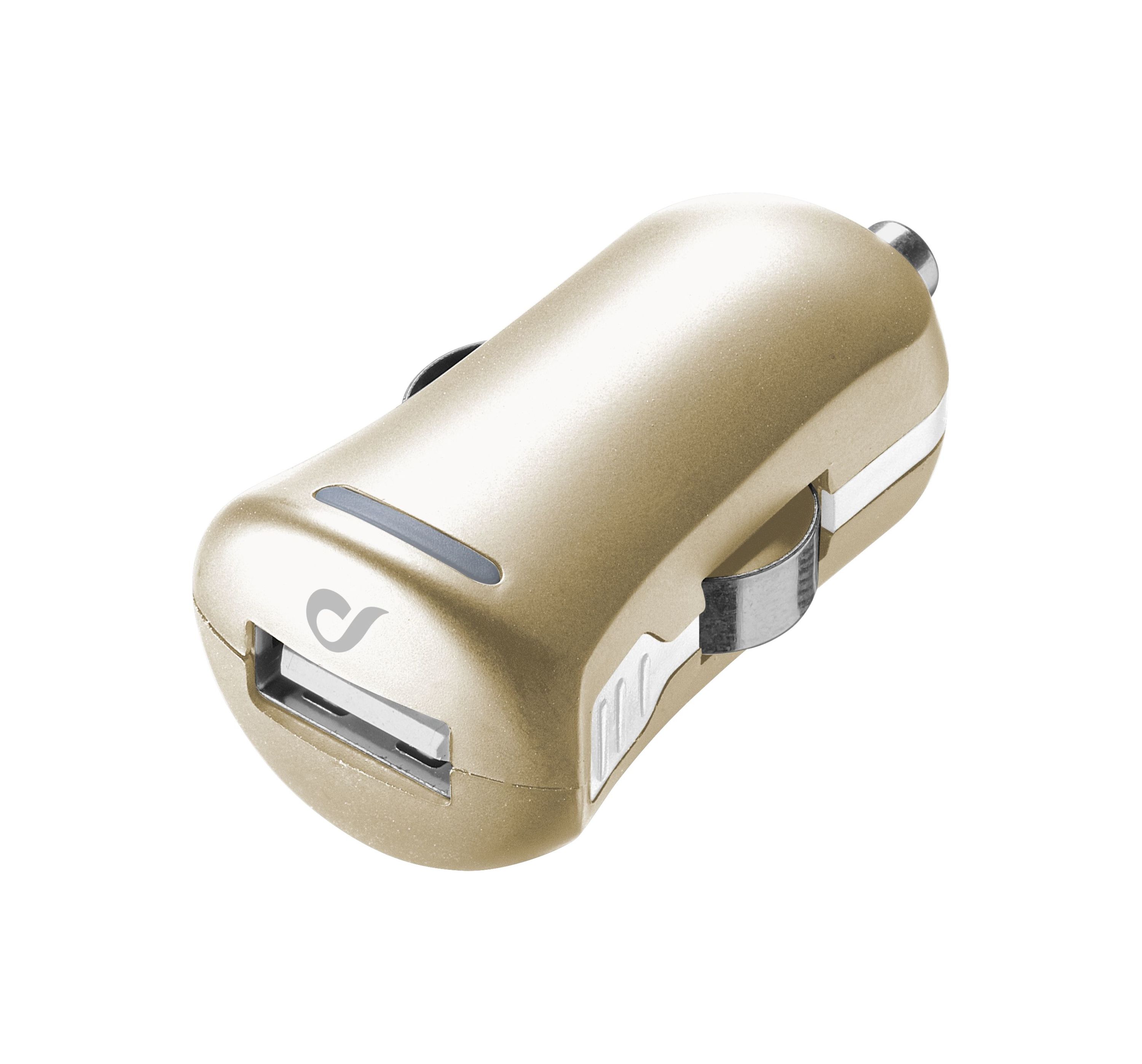 UD car charger usb, 10W/2A Apple, gold