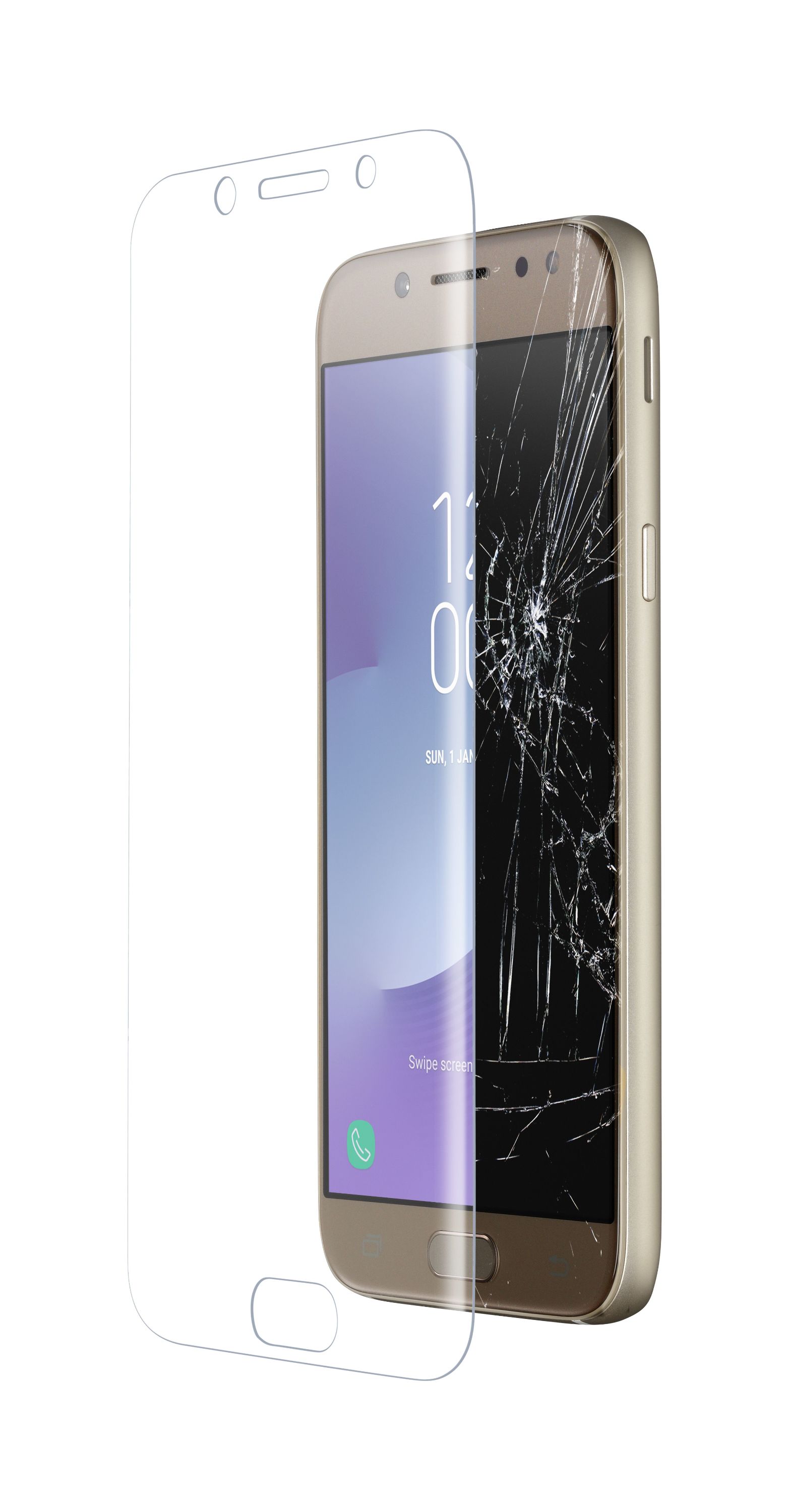 Samsung Galaxy J5 (2017), protect. d'cran verre tremp capsule, transparent