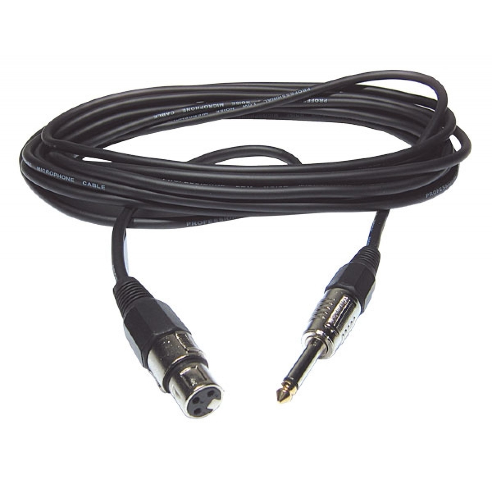 CM/XFJM-6,XLR female / Jack male mono microphone cable,6 m