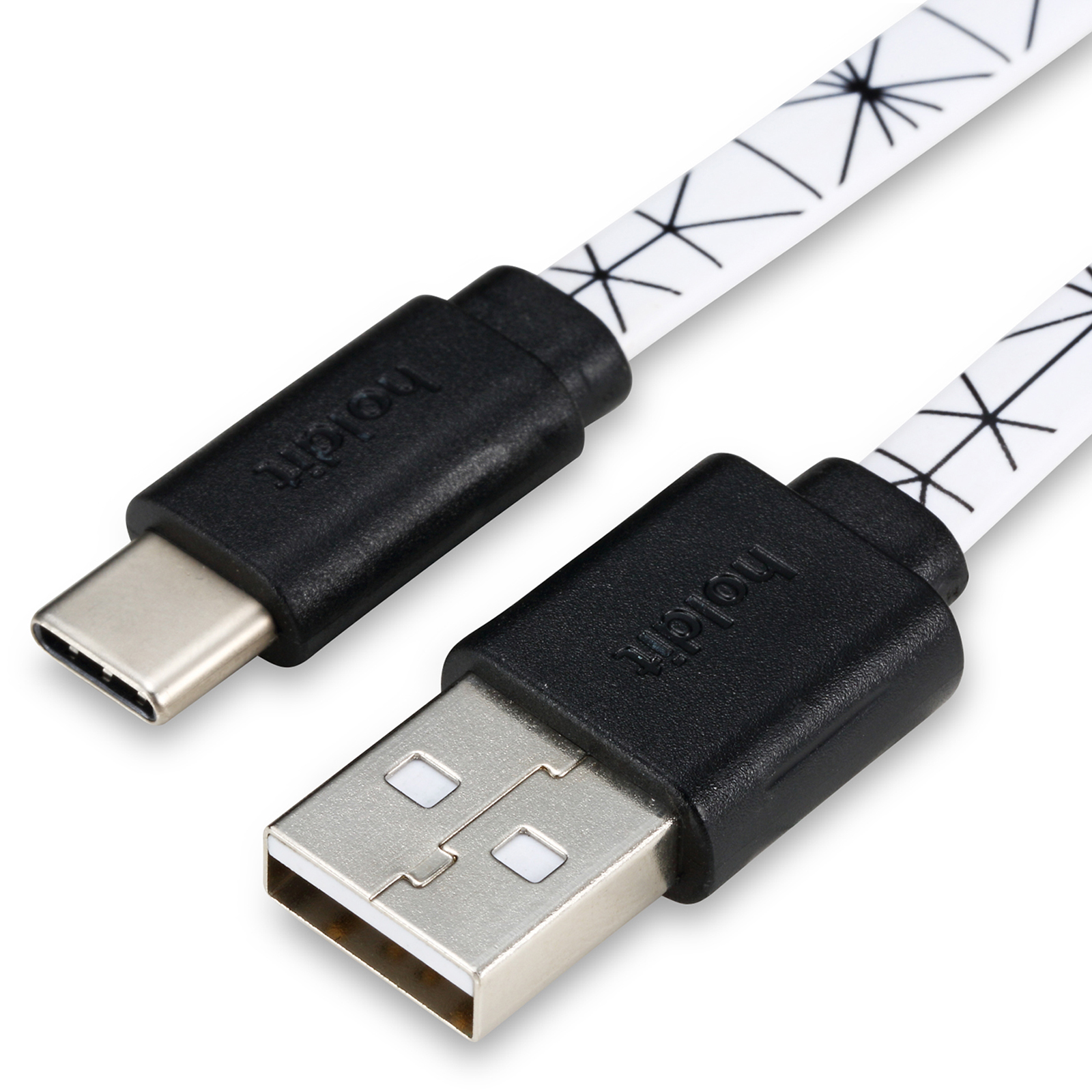 Usb cable, style usb-c 2m, superstar white