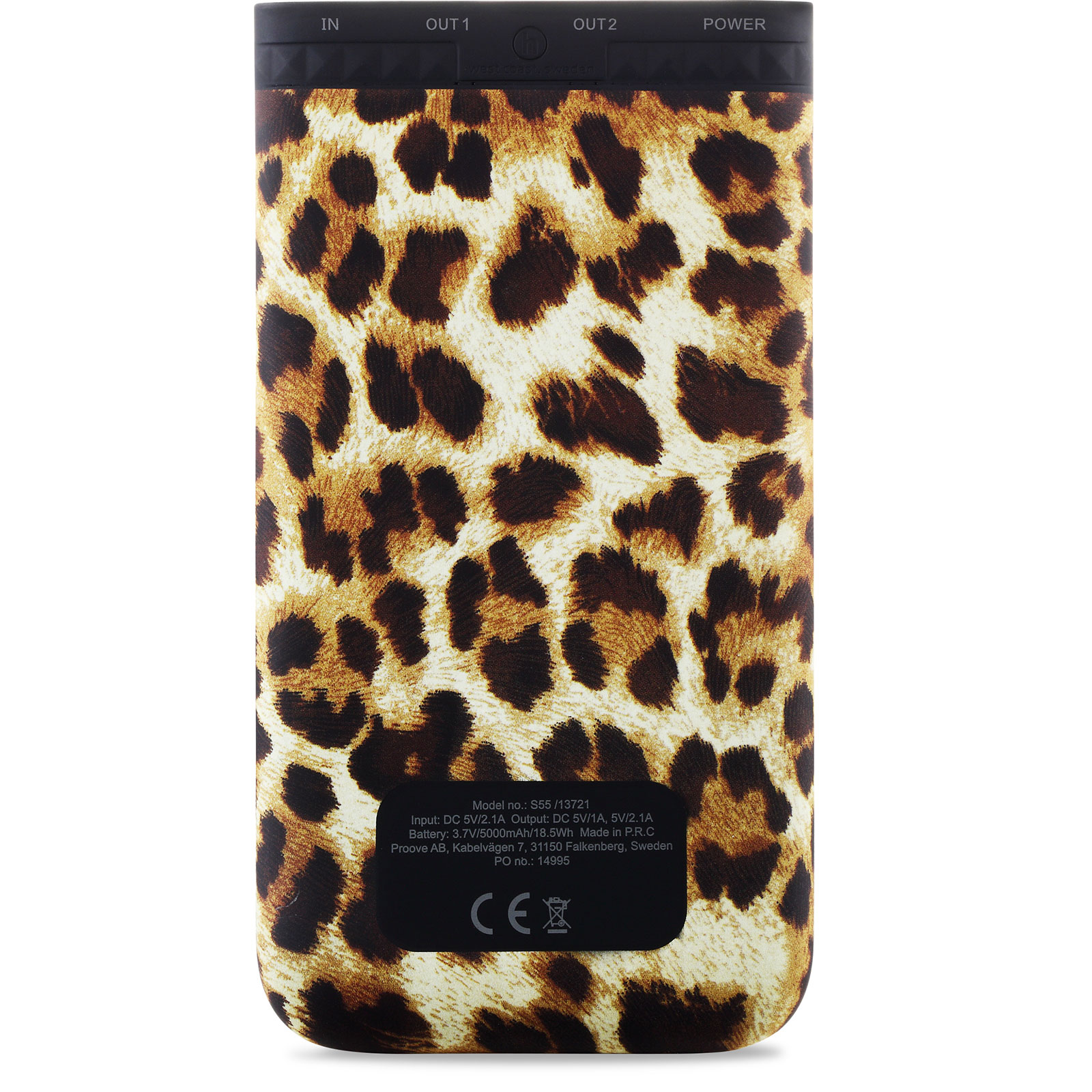 Portable charger, style 5000mAh, leo love