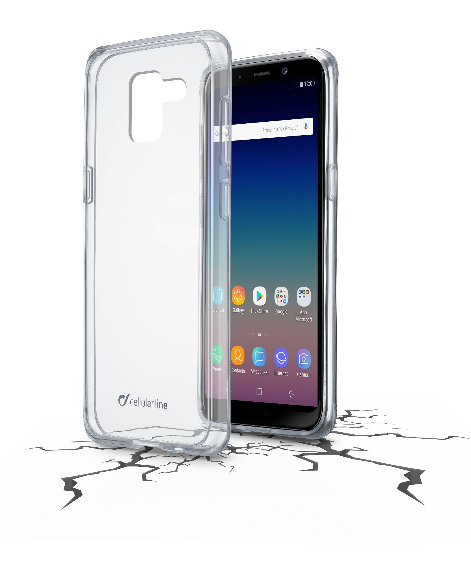 Samsung Galaxy J6 (2018), housse clear duo, transparent