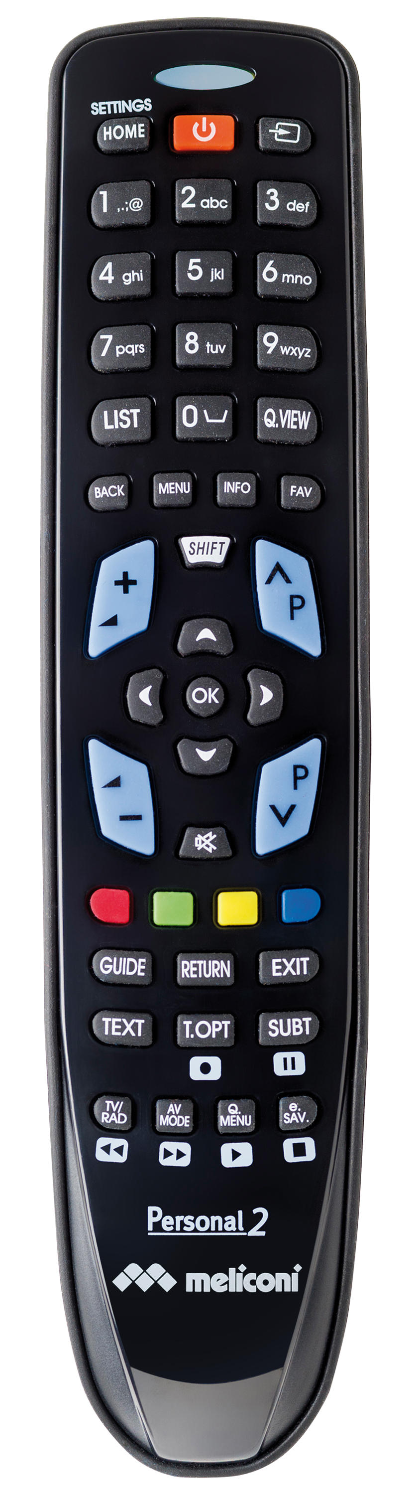 Gumbody personal 2, universal remote control LG tv ready to use rubber body, black