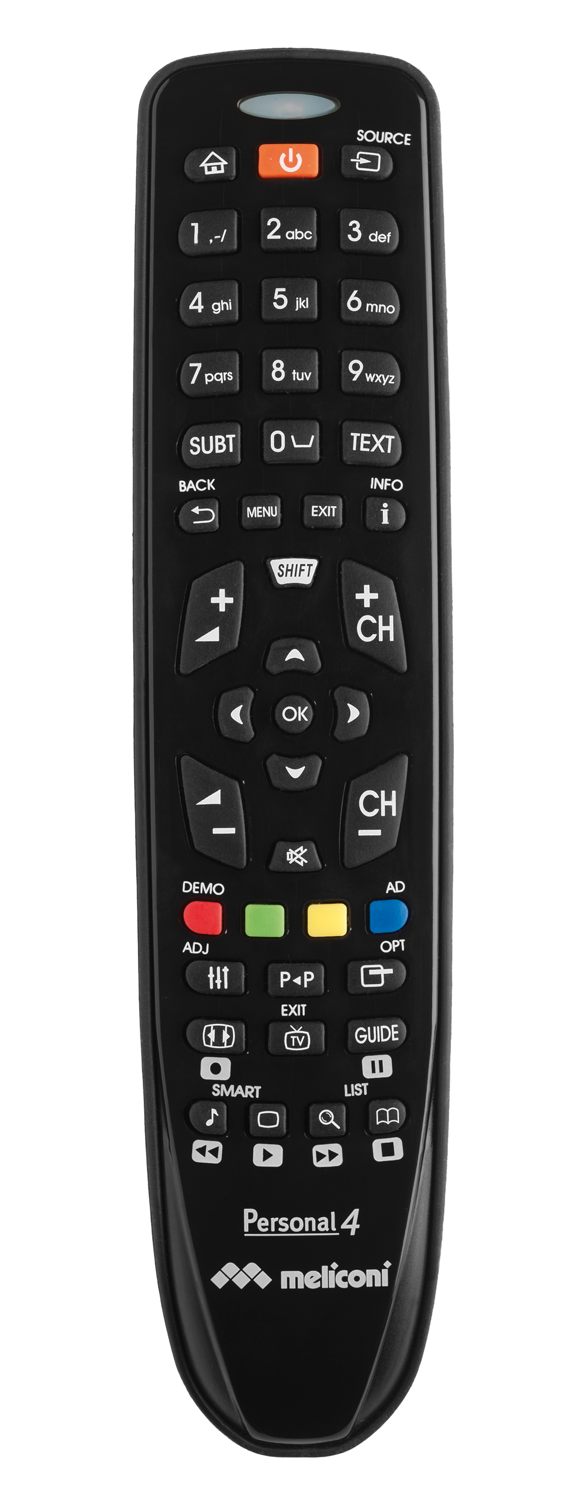 Gumbody personal 4, universal remote control Philips tv ready to use rubber