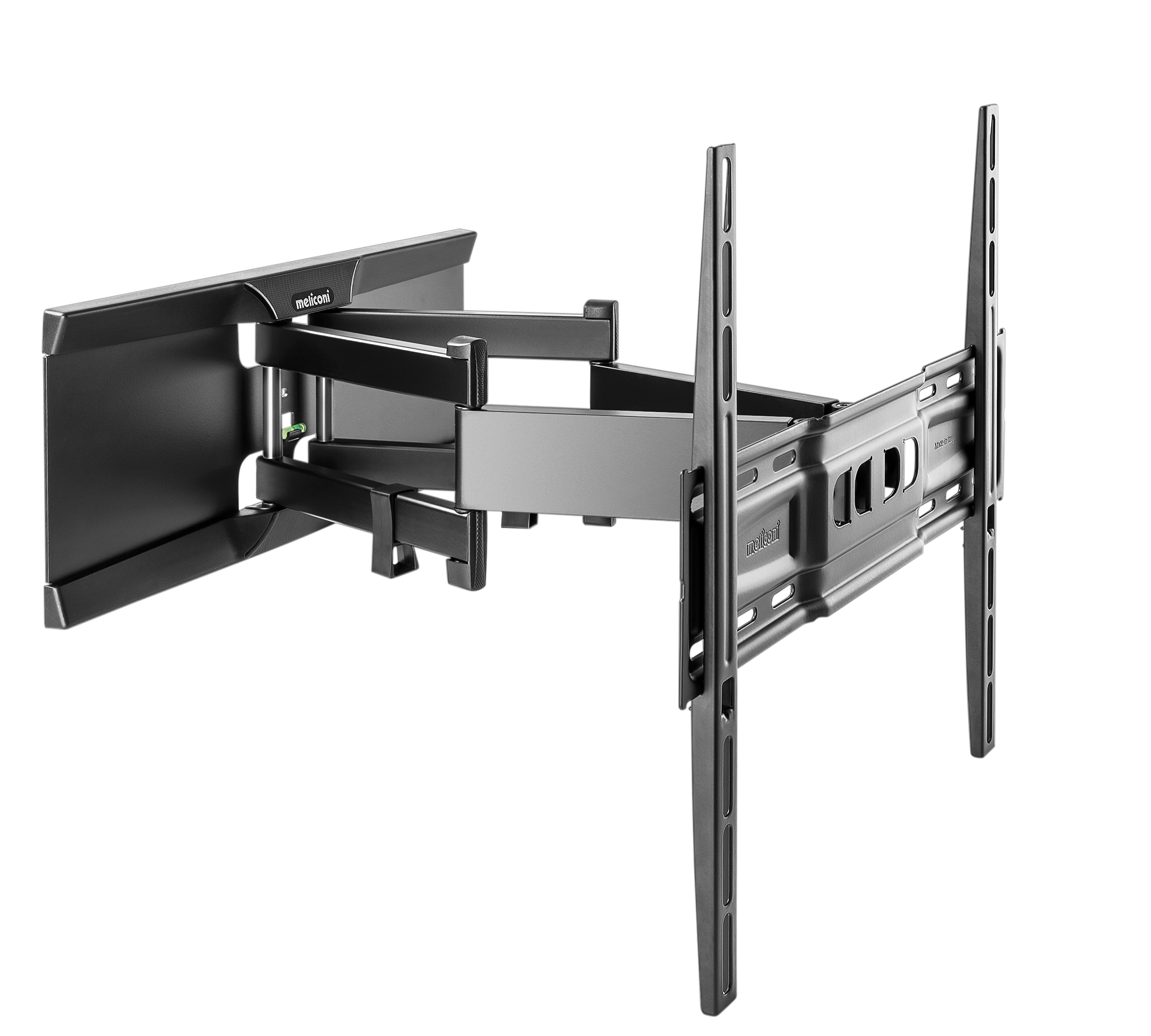 Slimstyle 400 SDRP, wall bracket rotatable double arm for 32-65 inch tv, bl