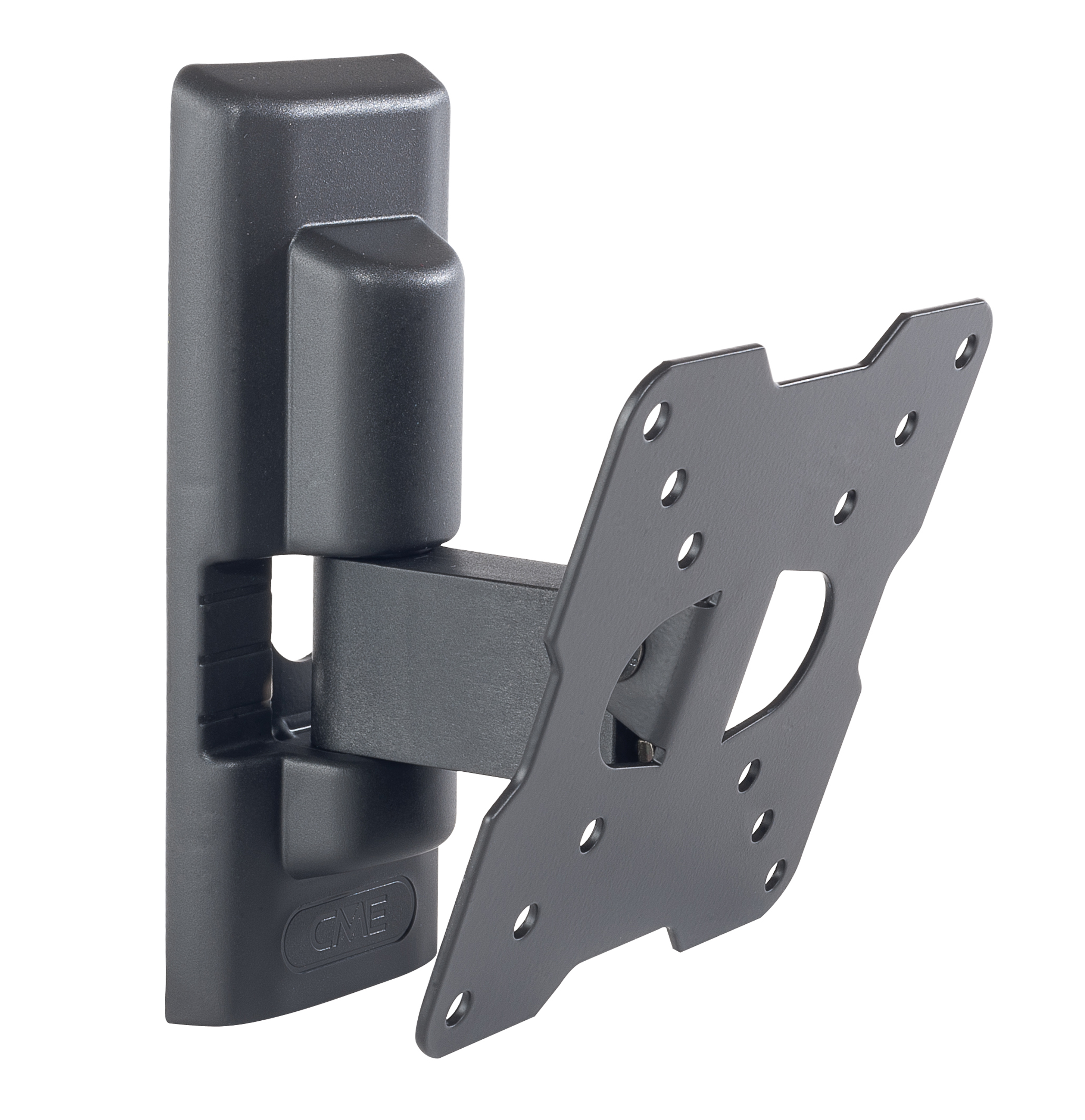 Cme ETR 100, wall bracket rotatable with arm for 14-25 inch tv, black