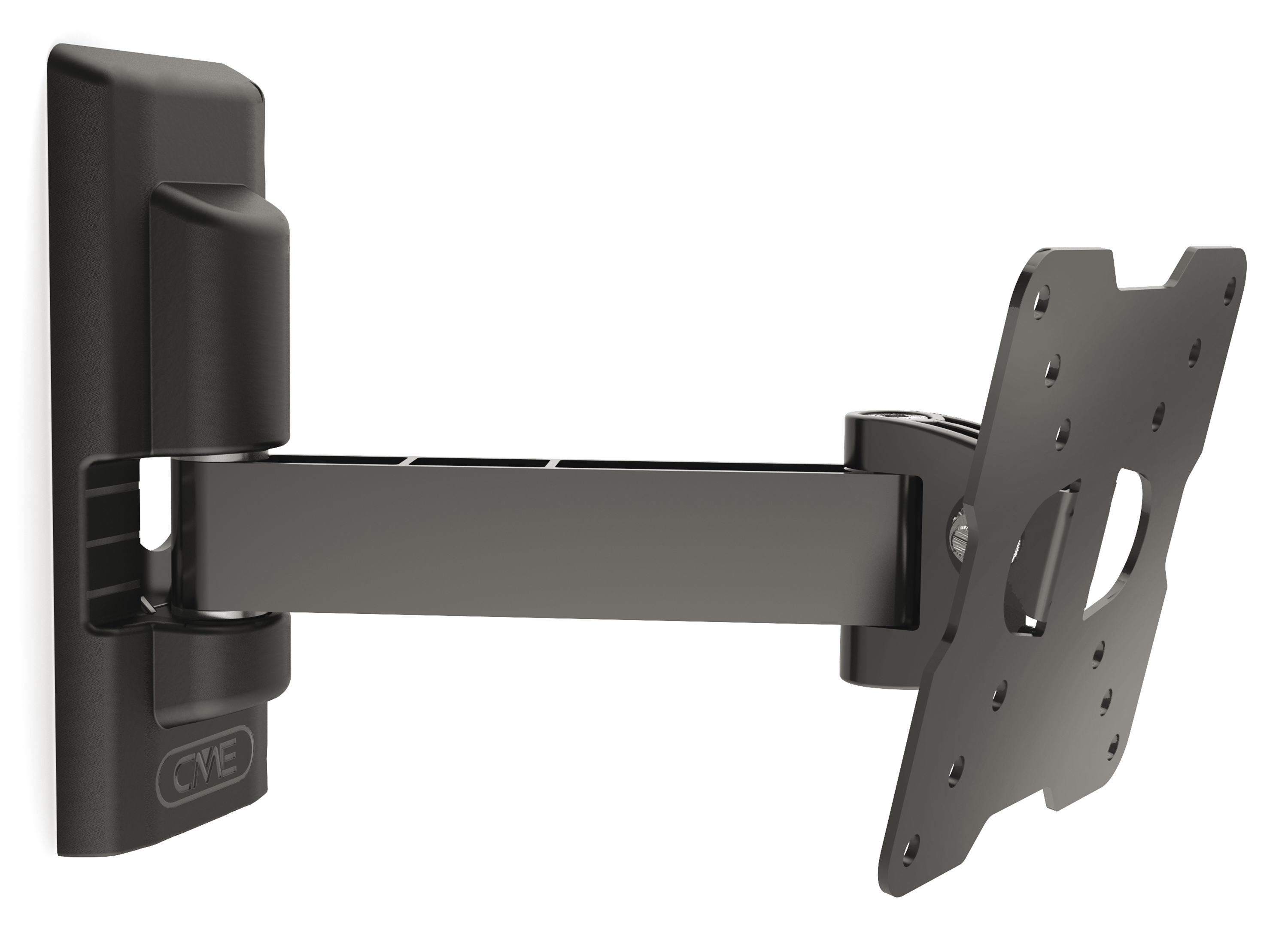 Cme ER 100, wall bracket rotatable with arm for 14-25 inch tv, black
