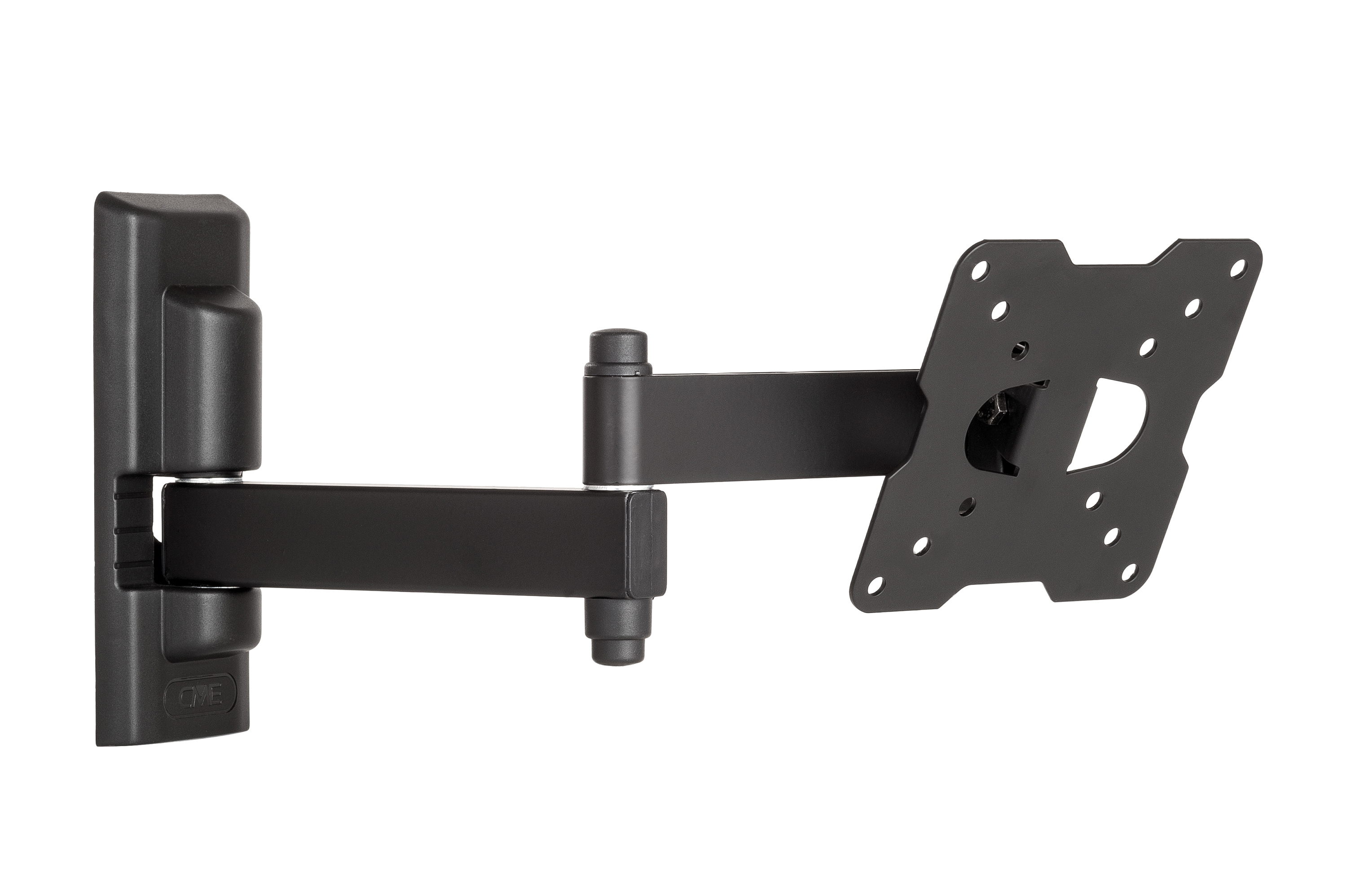 Cme EDR 100, wall bracket rotatable double arm for 14-25 inch tv, black