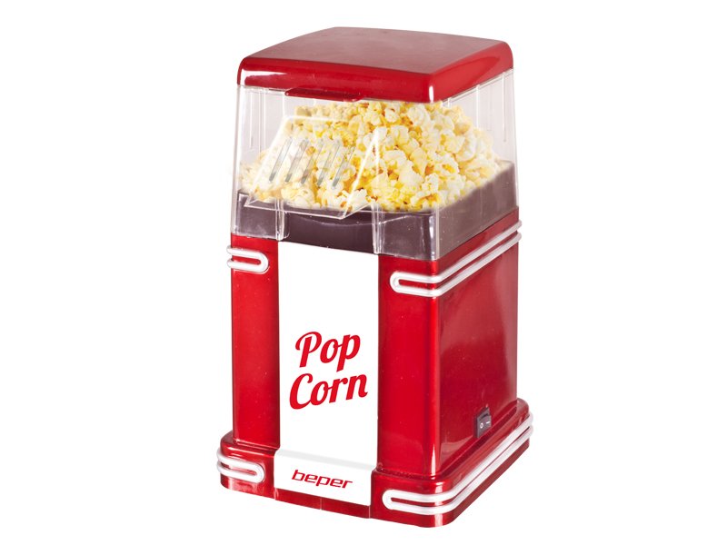 90.590Y, popcorn maker, 1200W, red