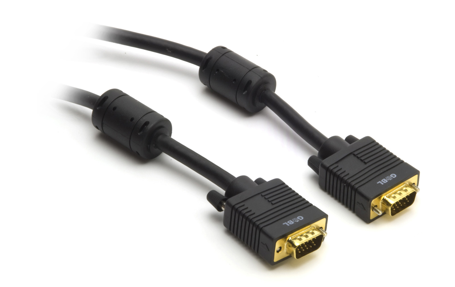 2350, Monitor cable DB15M / DB15M, 15.0m, Black