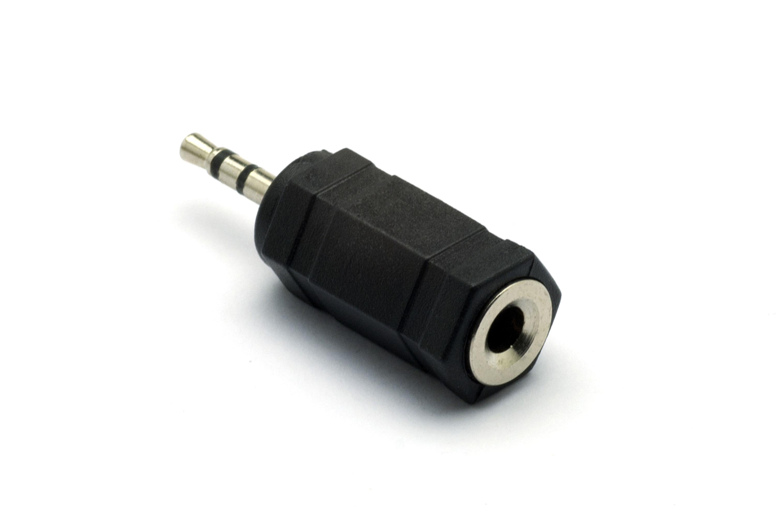 207, Audio adapter 2,5mm stereo / 3,5mm stereo, Black