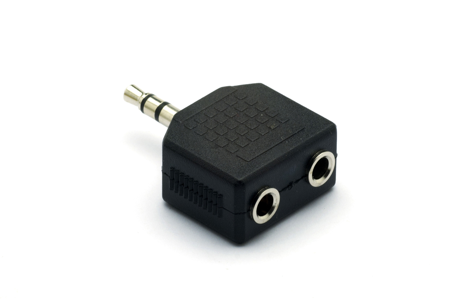 225, Audio adapter 3,5mm/M / 3,5mm/F, Black