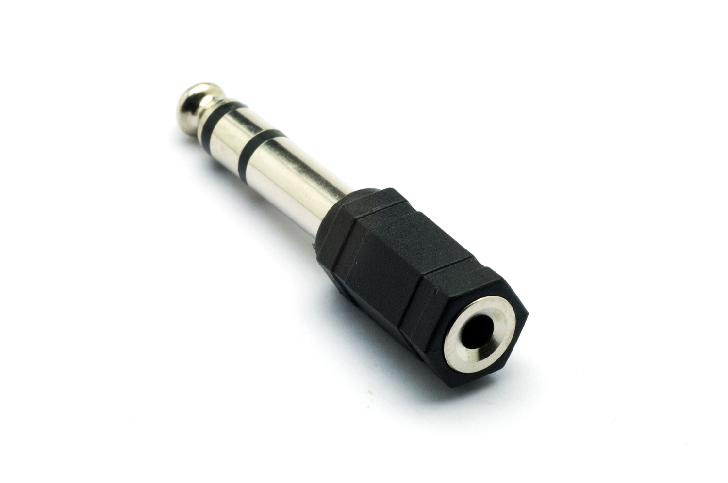 232, Audio adapter 6,33mm/M / 3,5mm/F, Black