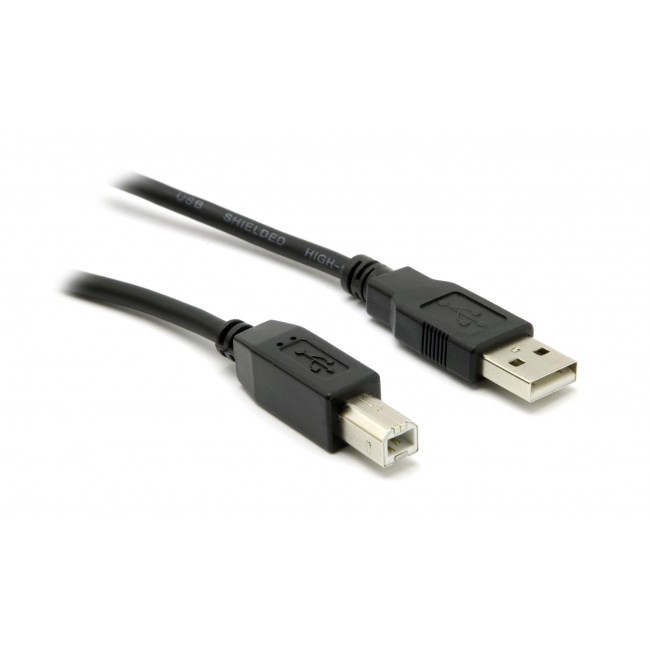 2218, USB cable USBA/M / USBB/M, 1.8m, Black
