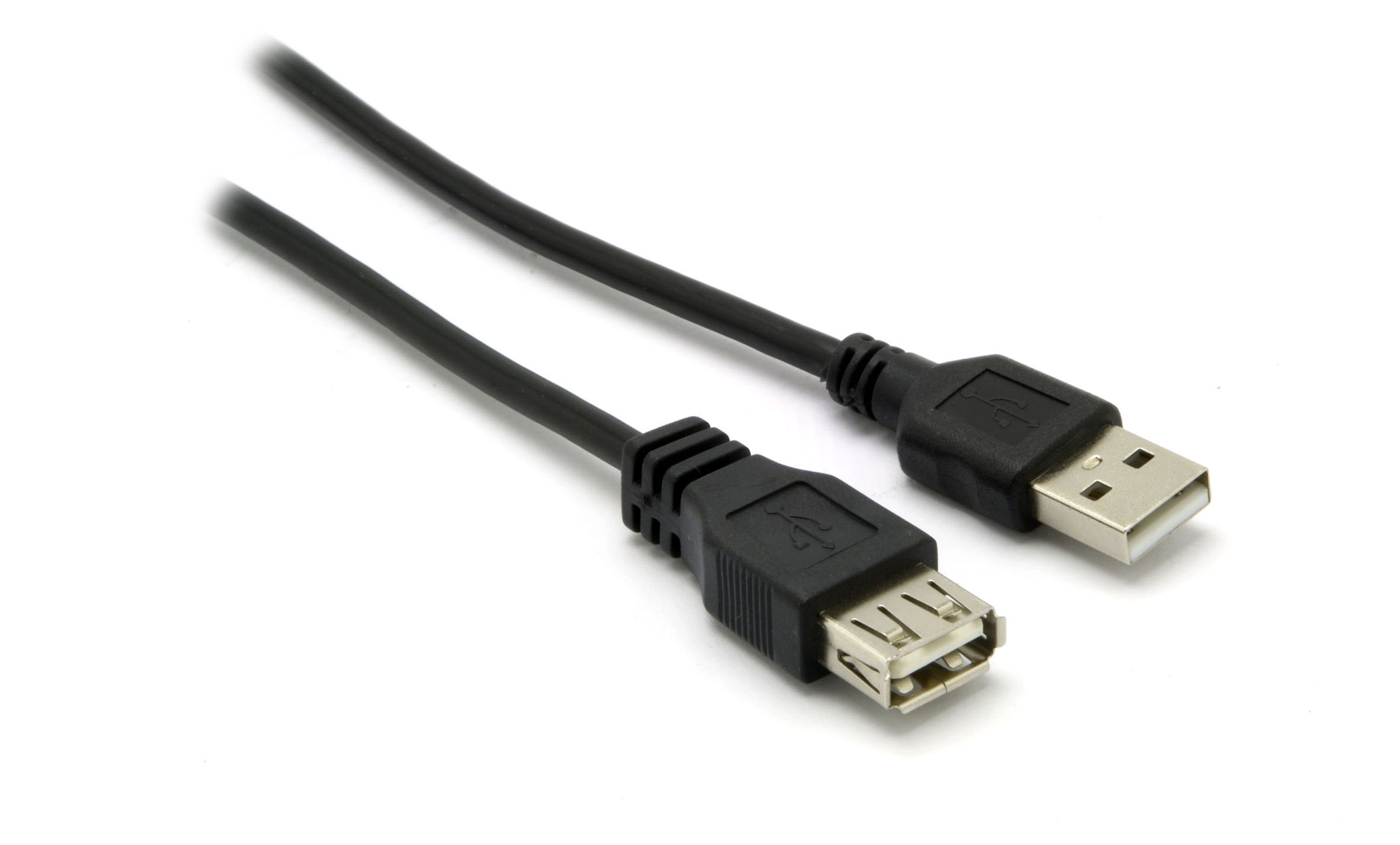 2541, USB cable USBA/M / USBA/F, 1.8m, Black