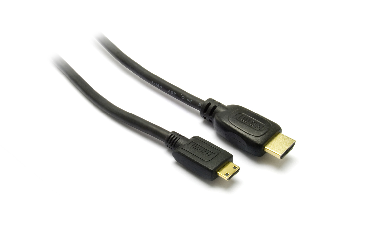 6572, Cable HDMI A/M / mini-HDMI/M, 1.50m, Noir