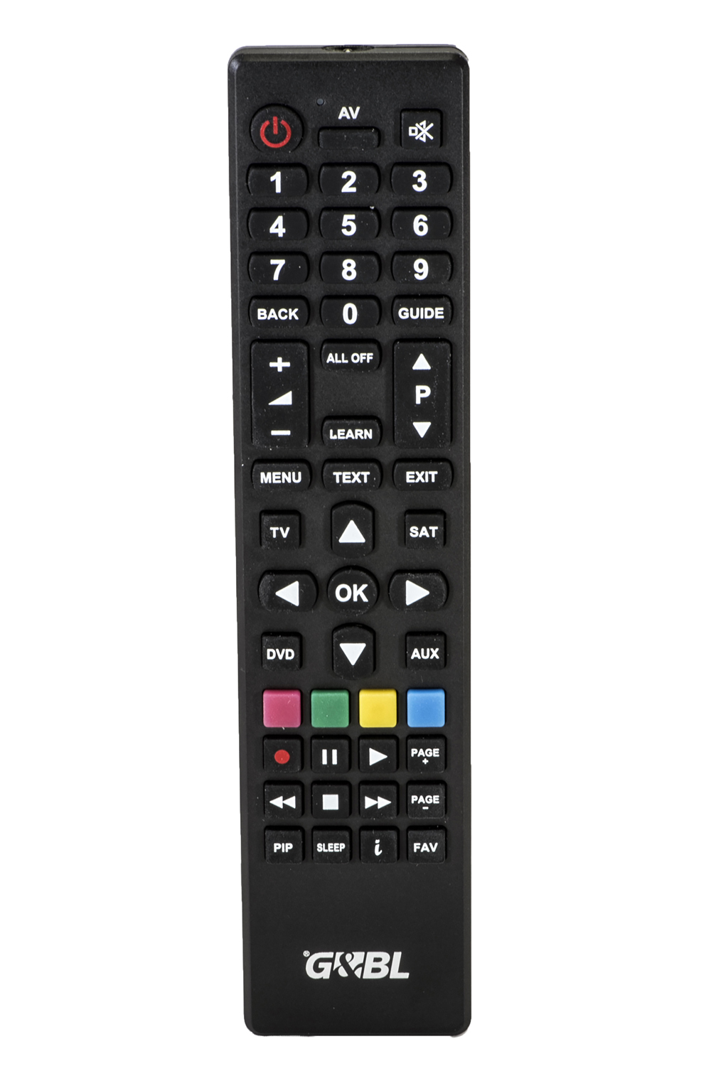 8000 - Universal remote control, programmable from PC , controls up to 4 au