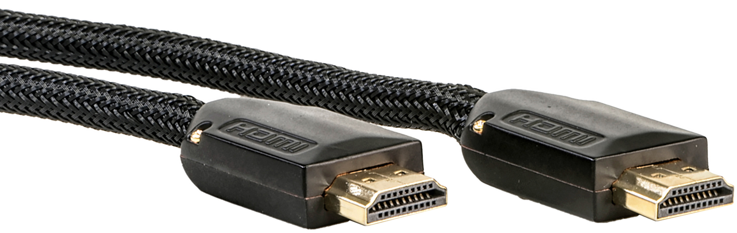 40011, Kabel (4k) HDMI/M / HDMI/M, 3.00m, Zwart
