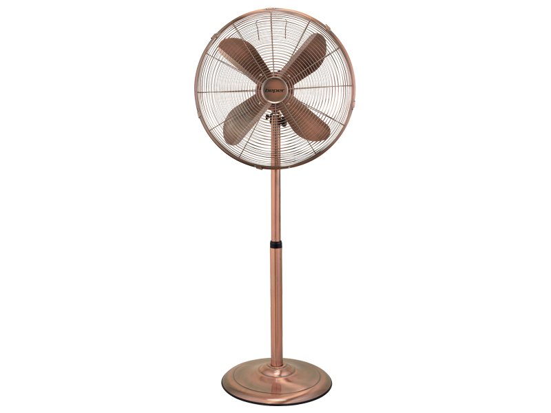 VE.111, stand fan, 50W, retro copper